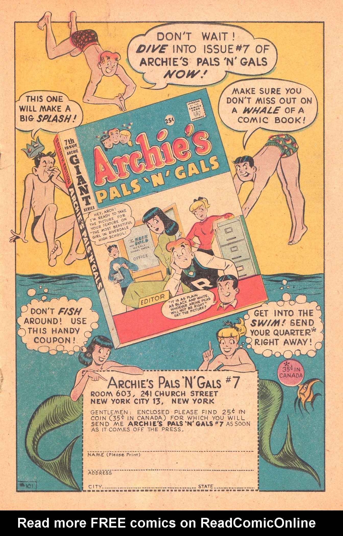 Read online Archie's Pal Jughead comic -  Issue #50 - 19