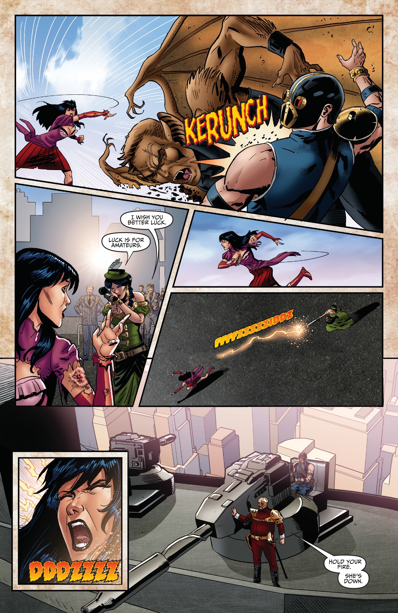 Read online Legenderry: Vampirella comic -  Issue # _TPB - 104