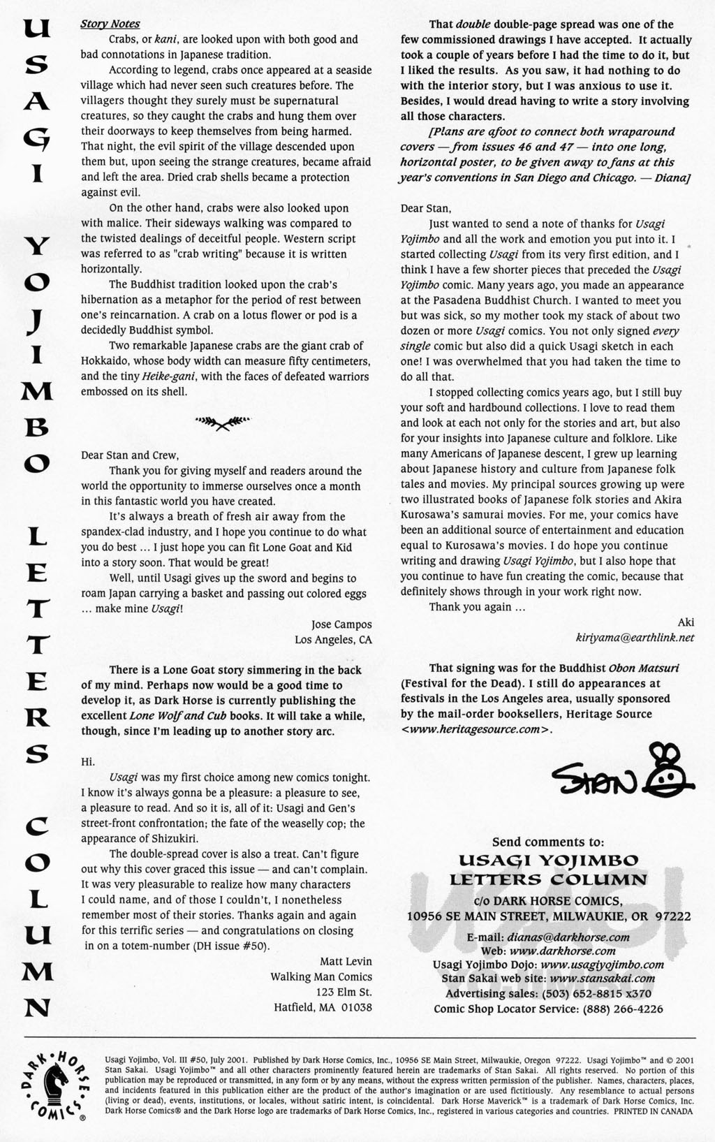 Read online Usagi Yojimbo (1996) comic -  Issue #50 - 26