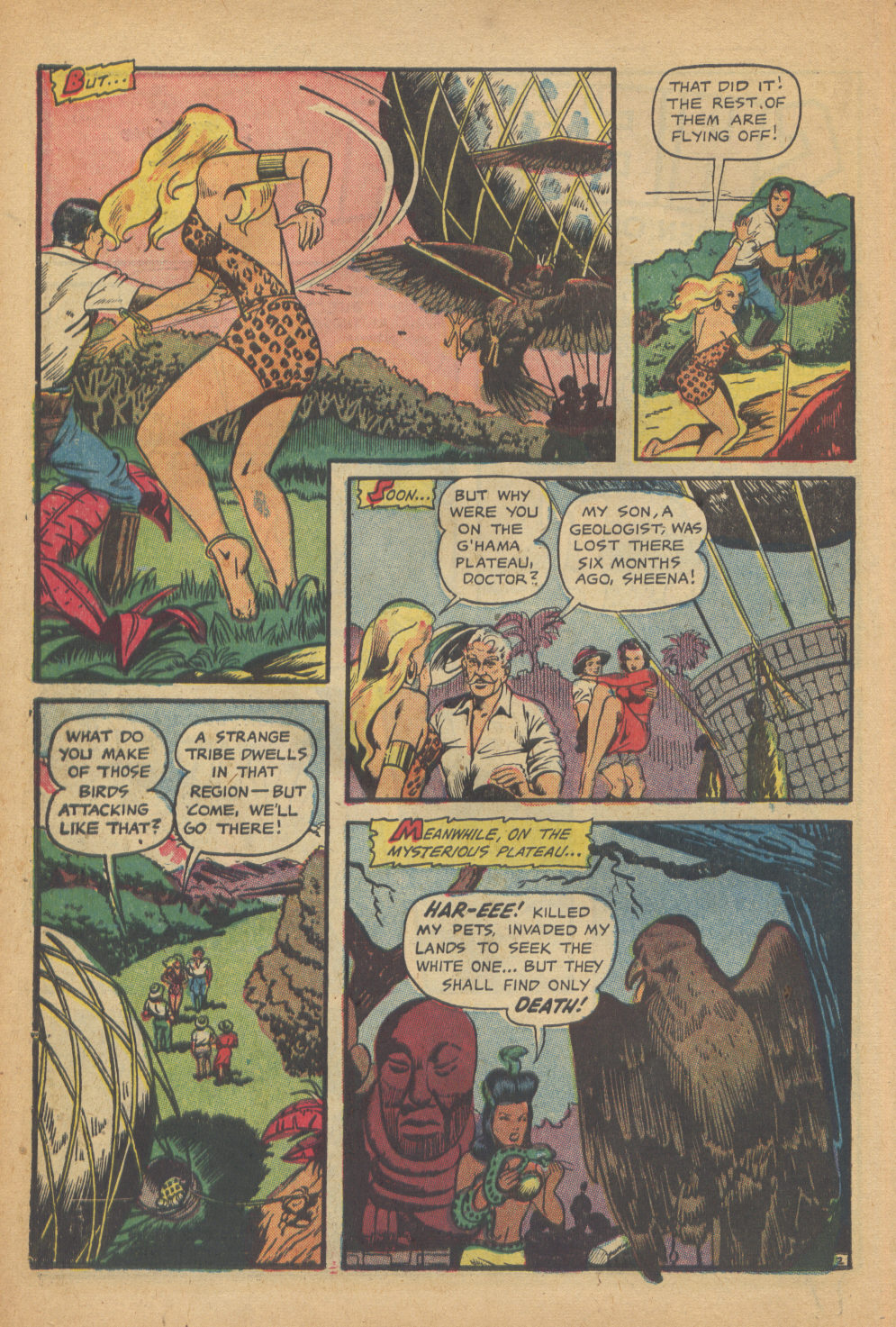 Read online Sheena, Queen of the Jungle (1942) comic -  Issue #16 - 14