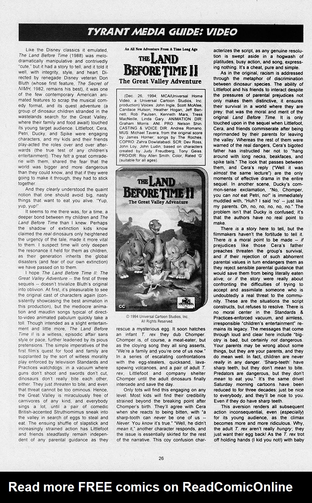 Read online S.R. Bissette's Tyrant comic -  Issue #3 - 28