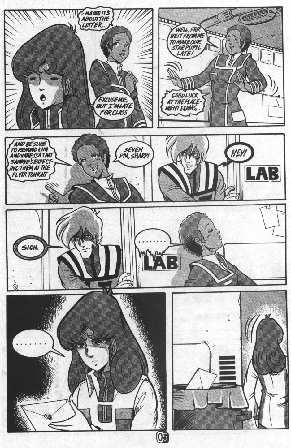 Read online Robotech Academy Blues comic -  Issue #1 - 6
