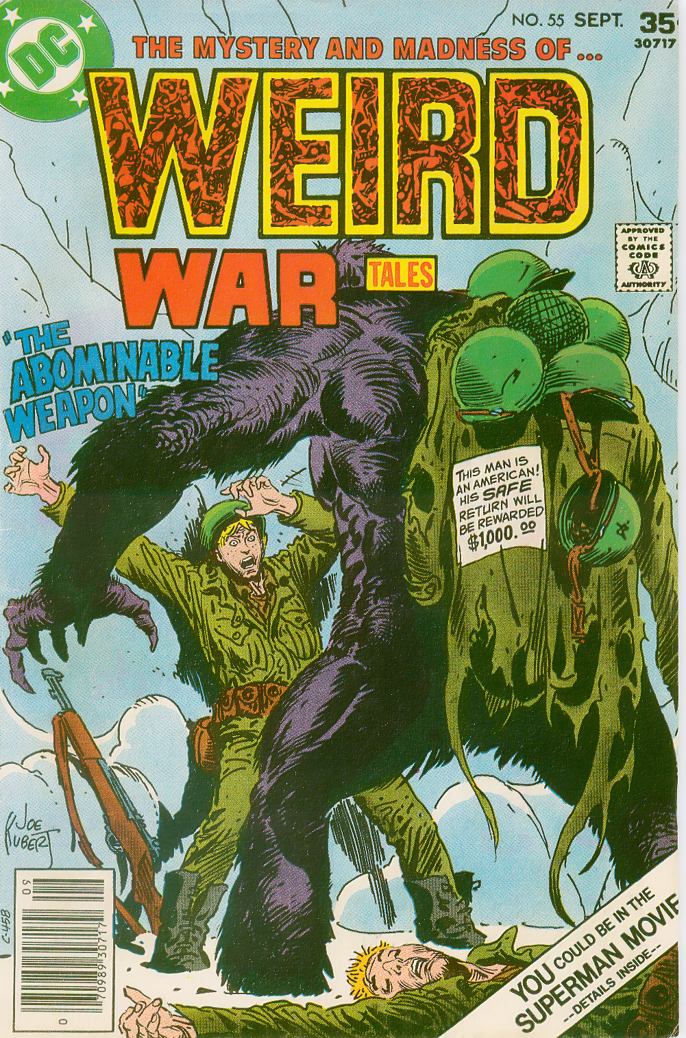 Read online Weird War Tales (1971) comic -  Issue #55 - 1
