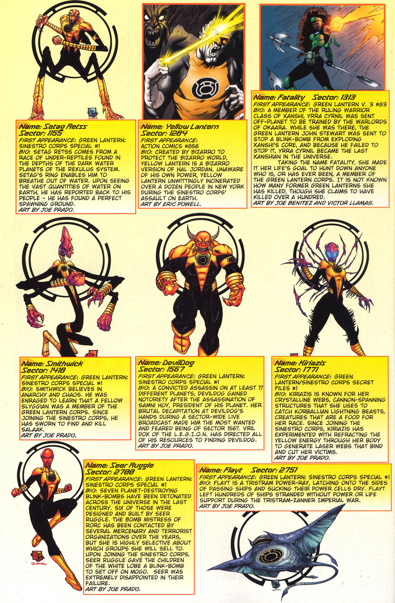 Read online Green Lantern/Sinestro Corps Secret Files comic -  Issue # Full - 54