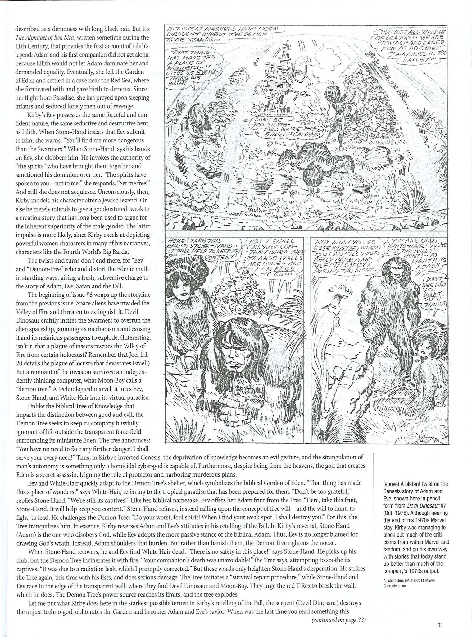 Read online The Jack Kirby Collector comic -  Issue #57 - 33