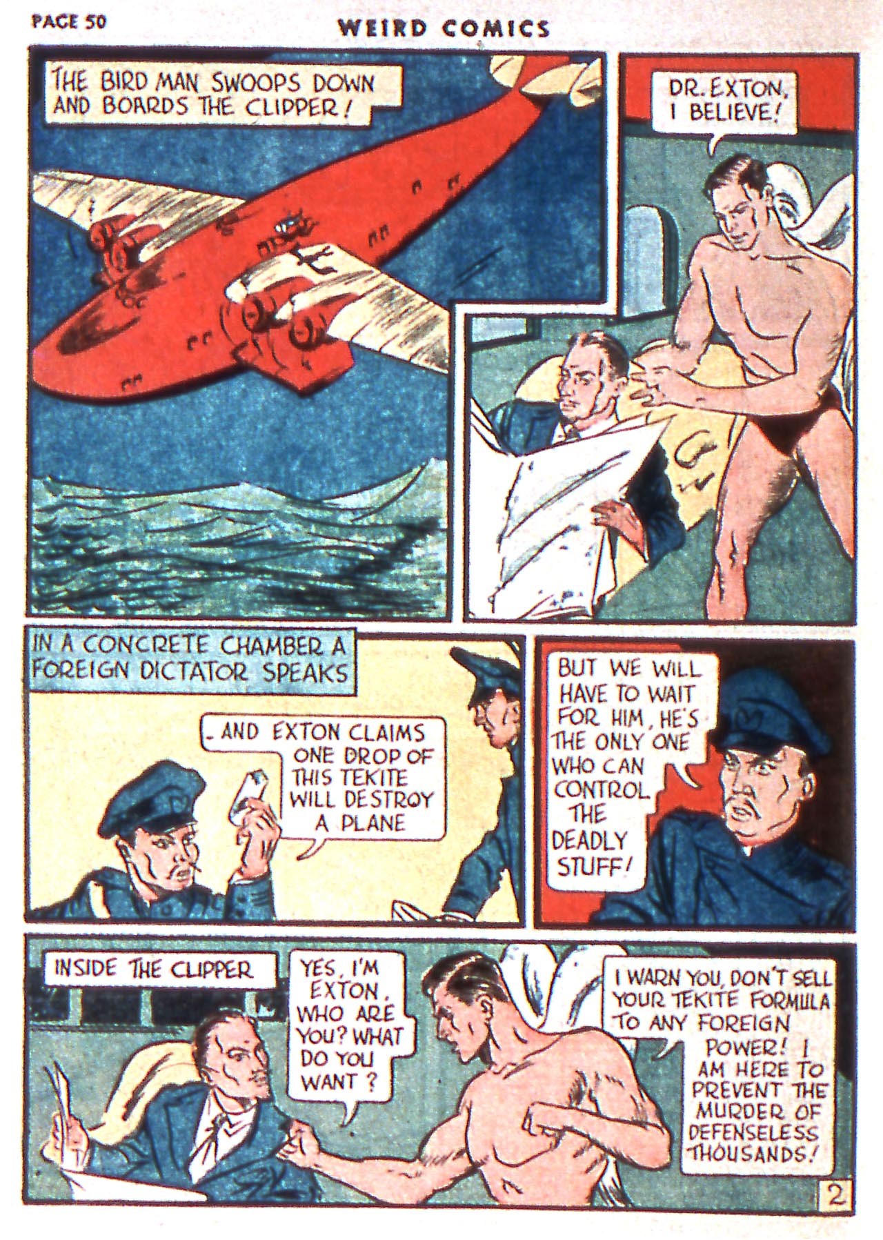 Read online Weird Comics comic -  Issue #4 - 52