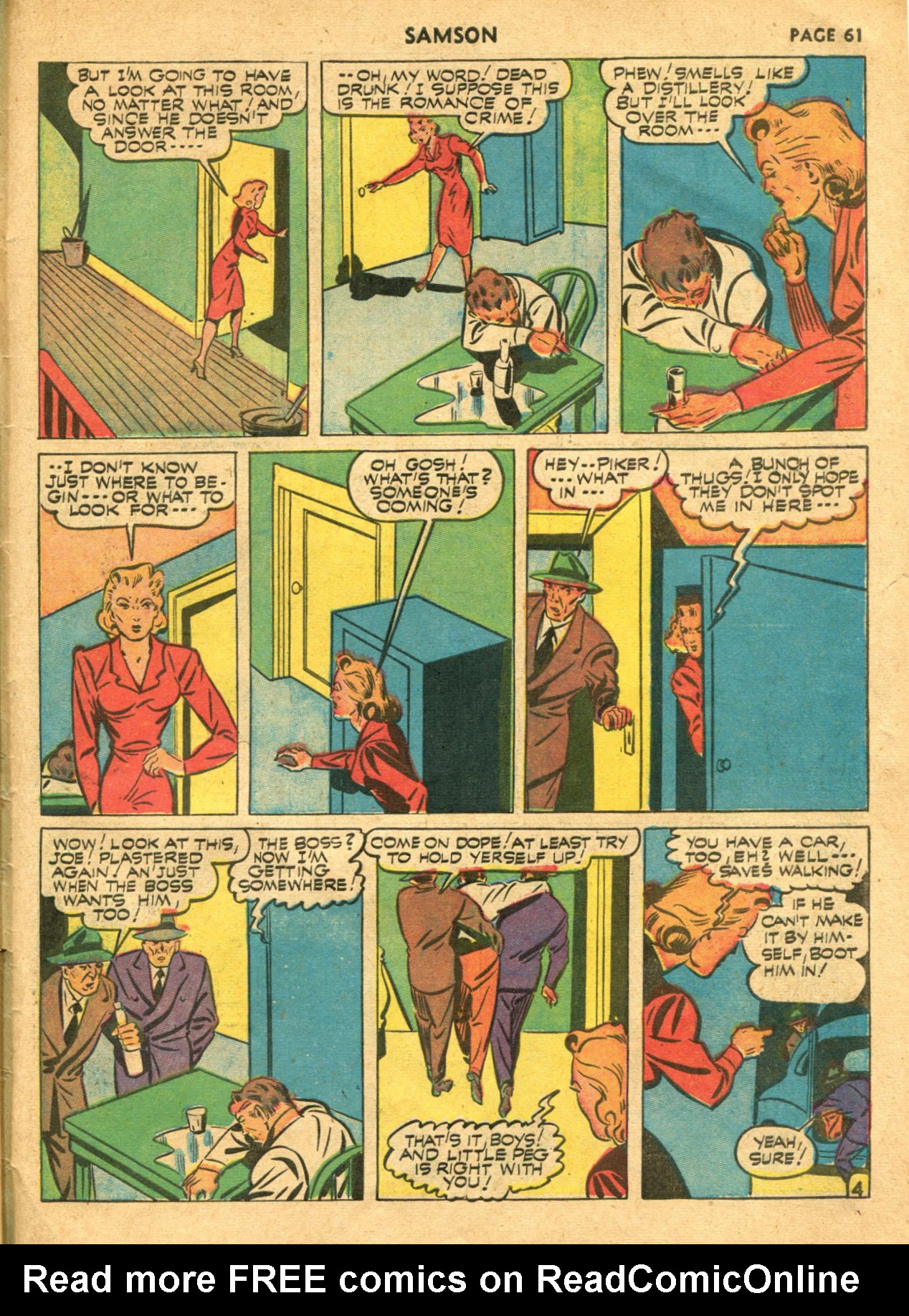 Read online Samson (1940) comic -  Issue #6 - 63