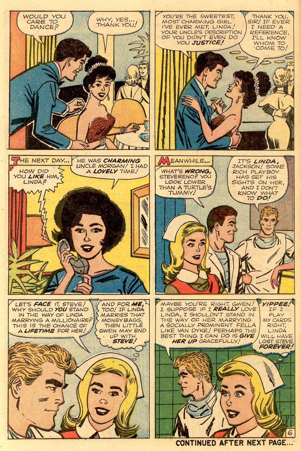 Read online Linda Carter, Student Nurse comic -  Issue #6 - 7