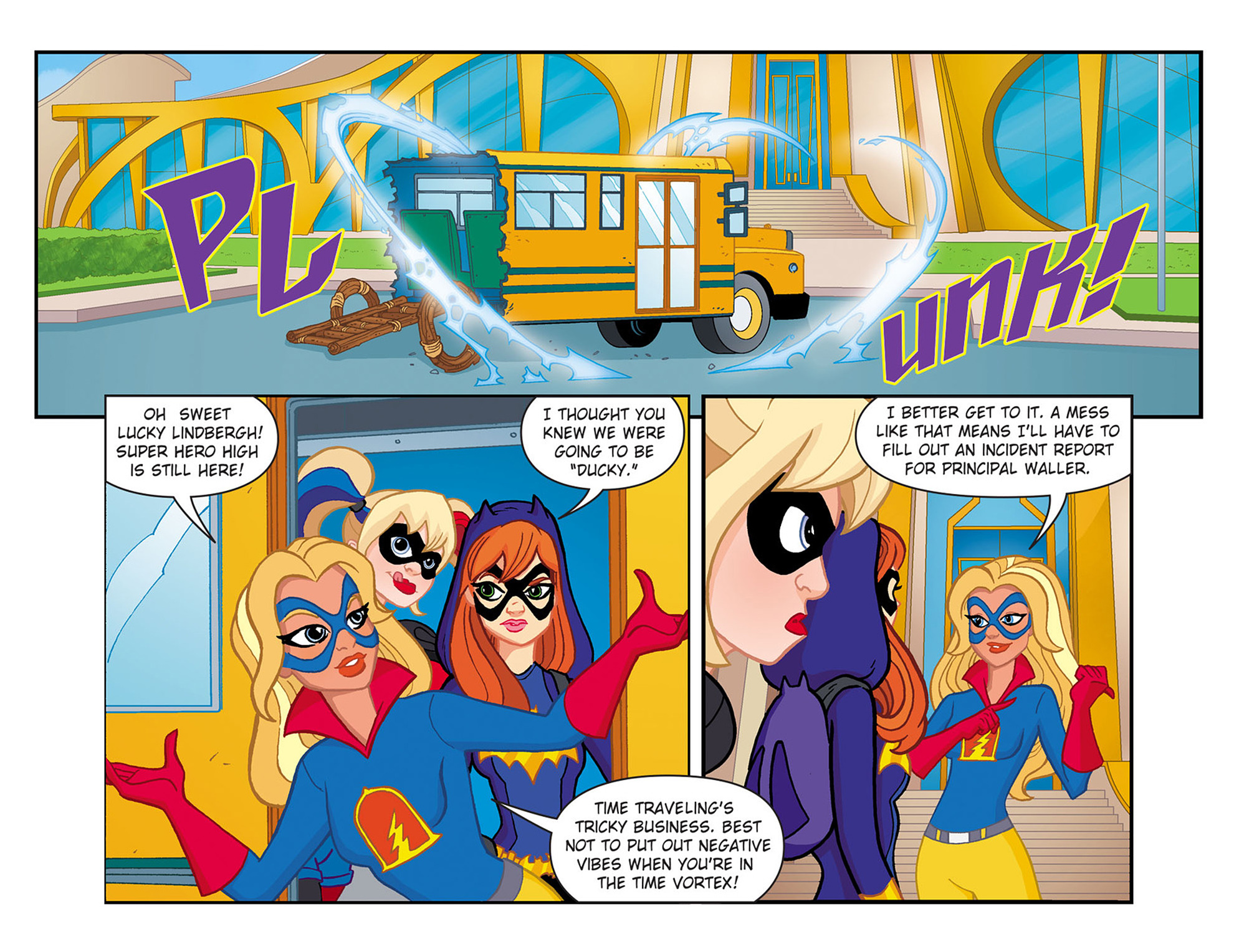 Read online DC Super Hero Girls: Past Times at Super Hero High comic -  Issue #4 - 16