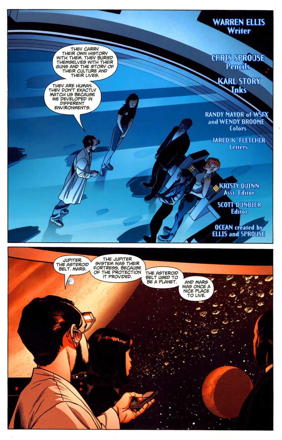 Read online Ocean comic -  Issue #5 - 2