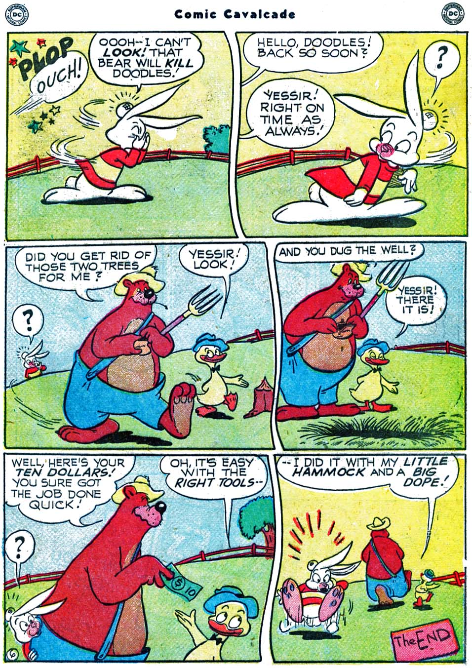 Read online Comic Cavalcade comic -  Issue #40 - 43