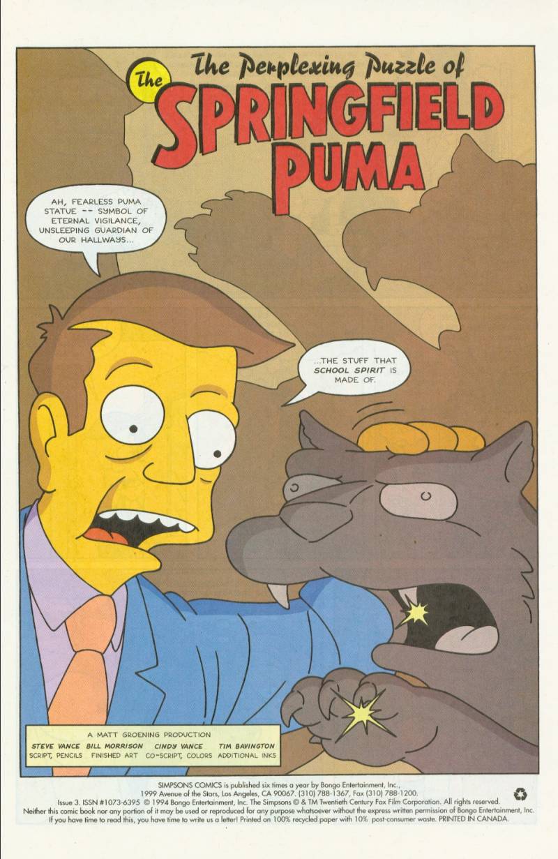 Read online Simpsons Comics comic -  Issue #3 - 2