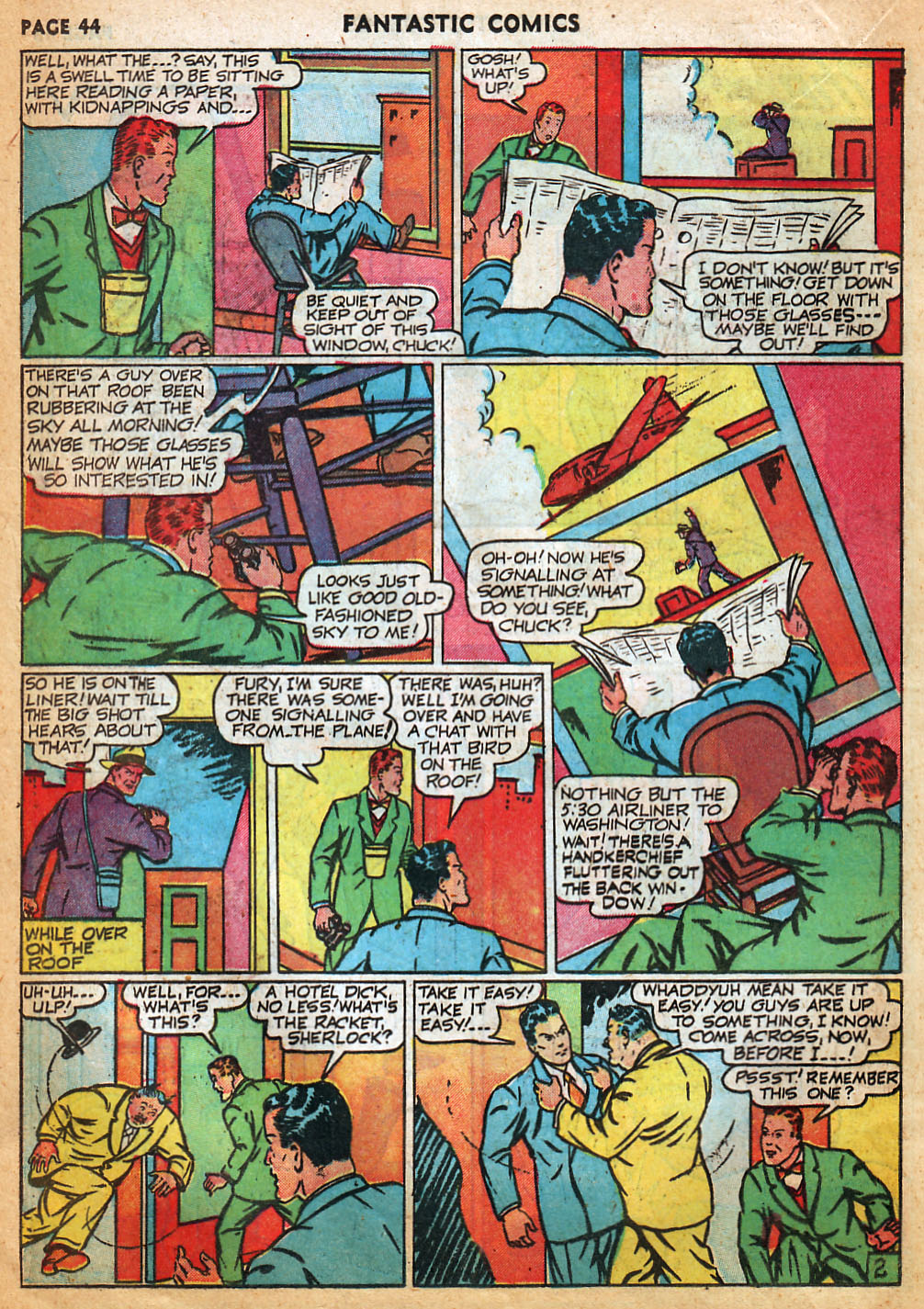 Read online Fantastic Comics comic -  Issue #22 - 45