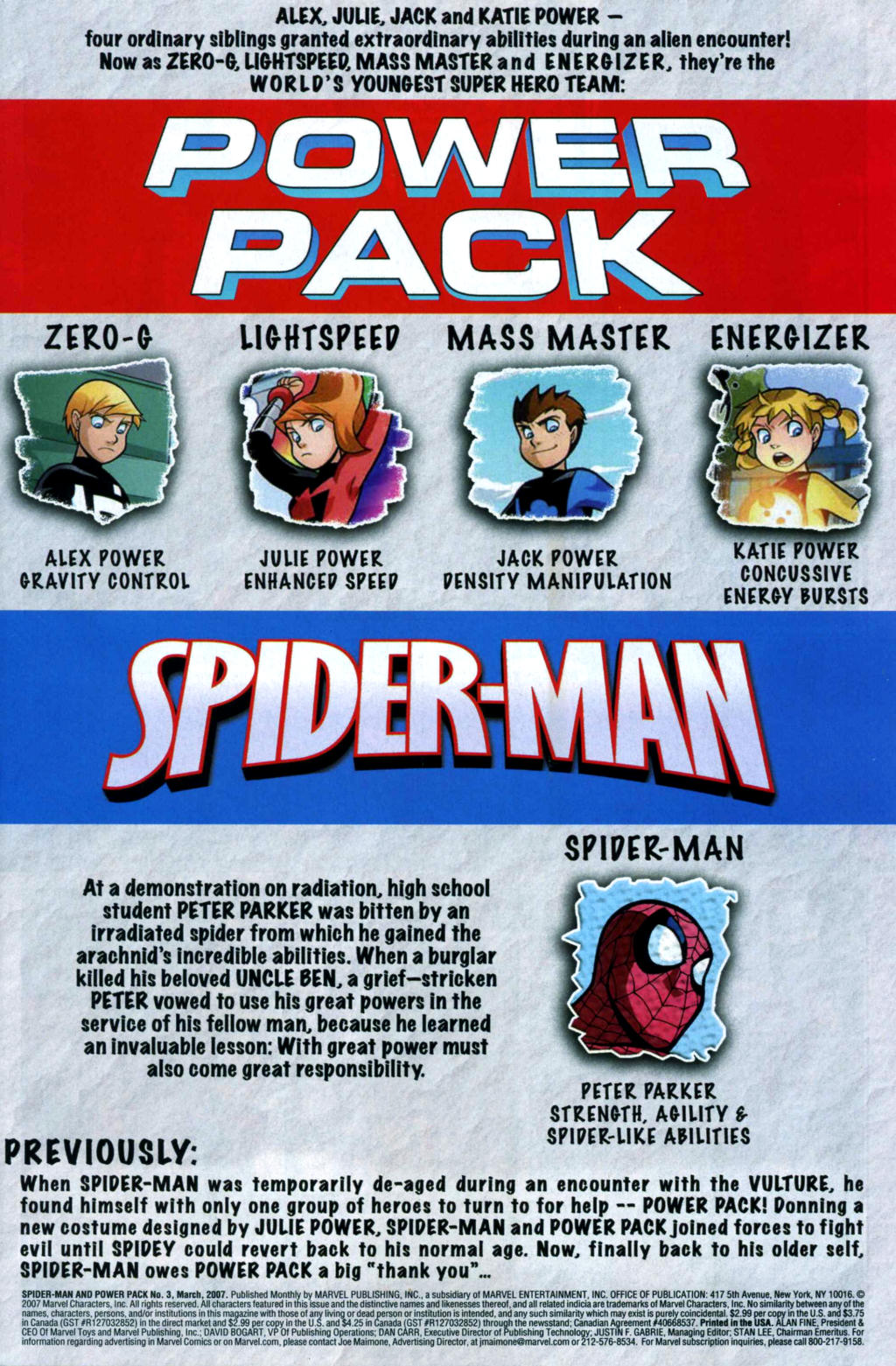 Read online Spider-Man and Power Pack comic -  Issue #3 - 2