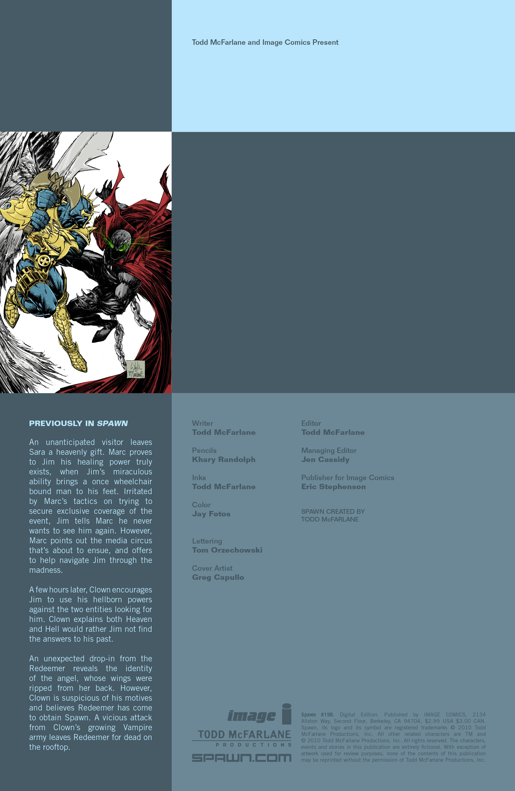 Read online Spawn comic -  Issue #198 - 2