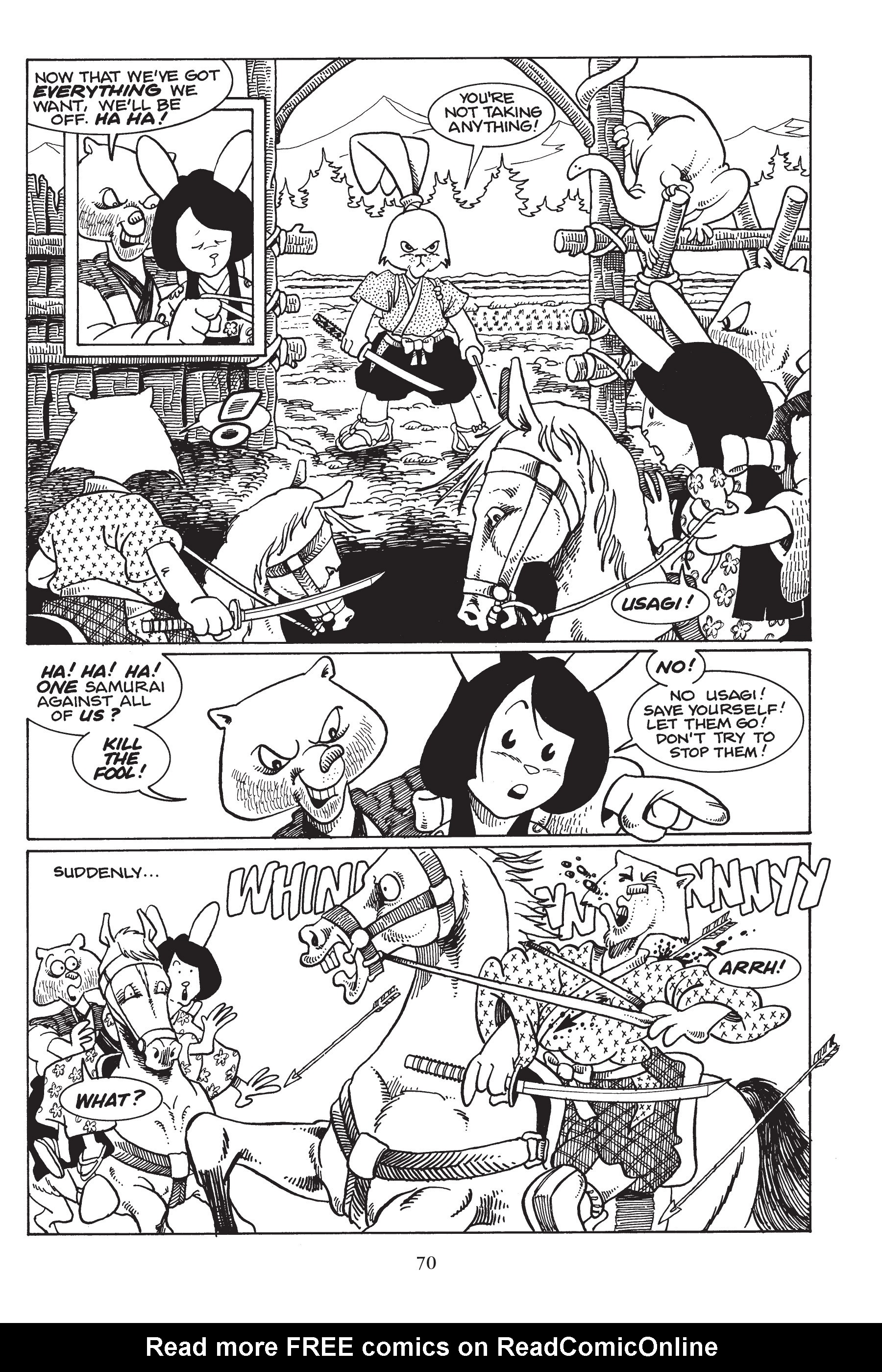Read online Usagi Yojimbo (1987) comic -  Issue # _TPB 2 - 72