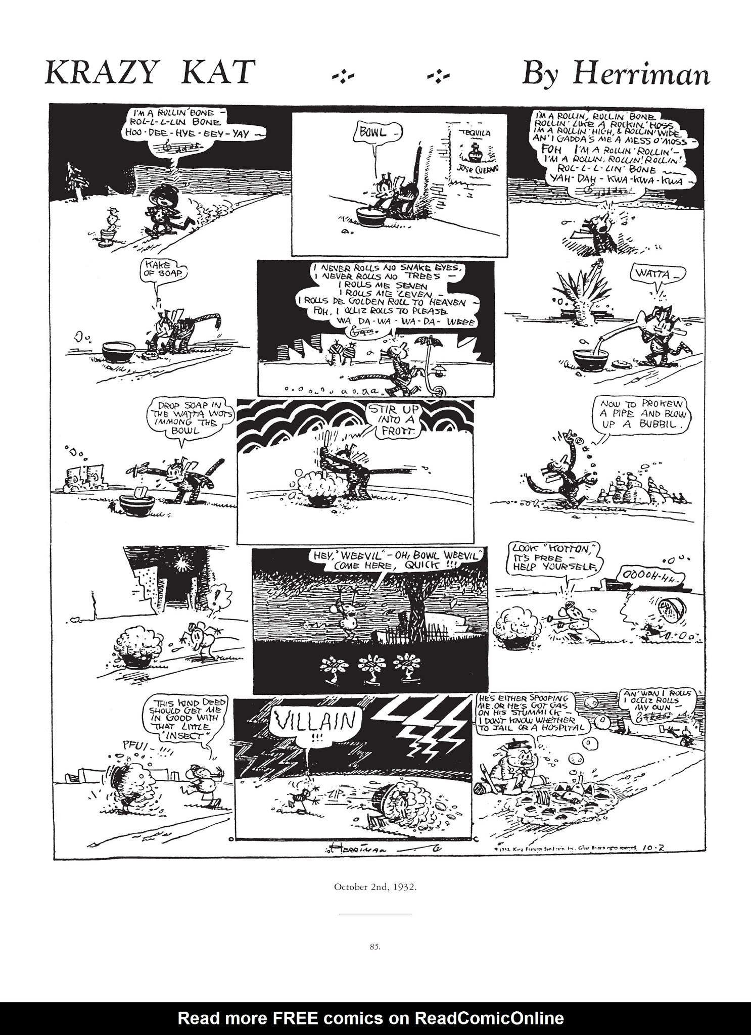 Read online Krazy & Ignatz comic -  Issue # TPB 7 - 82