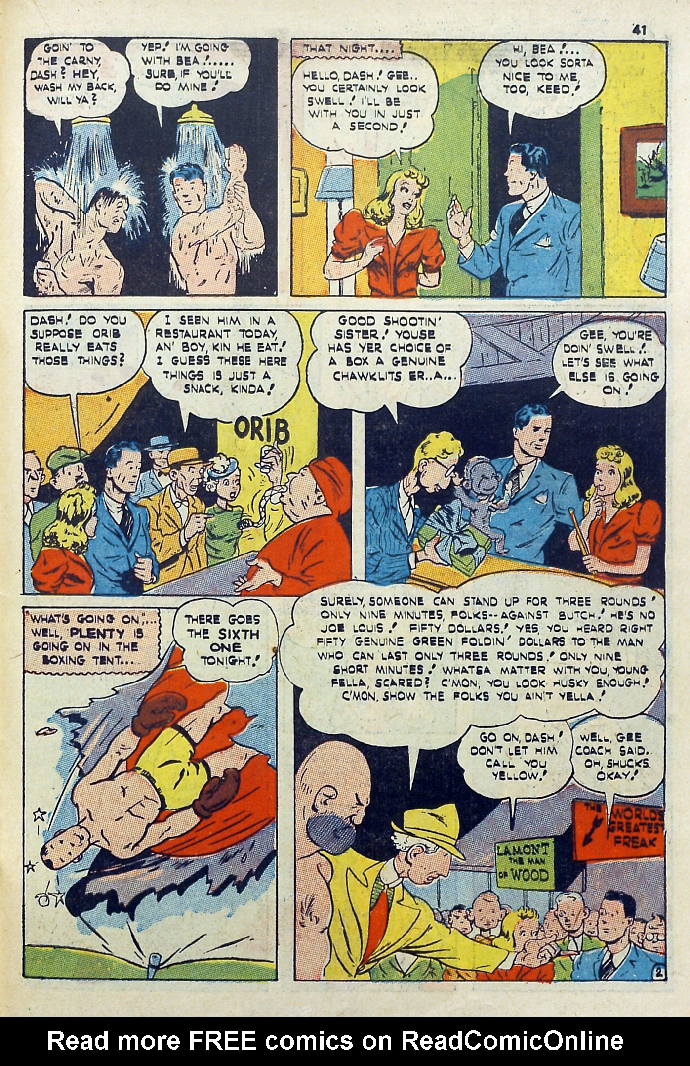 Read online Daredevil (1941) comic -  Issue #5 - 43