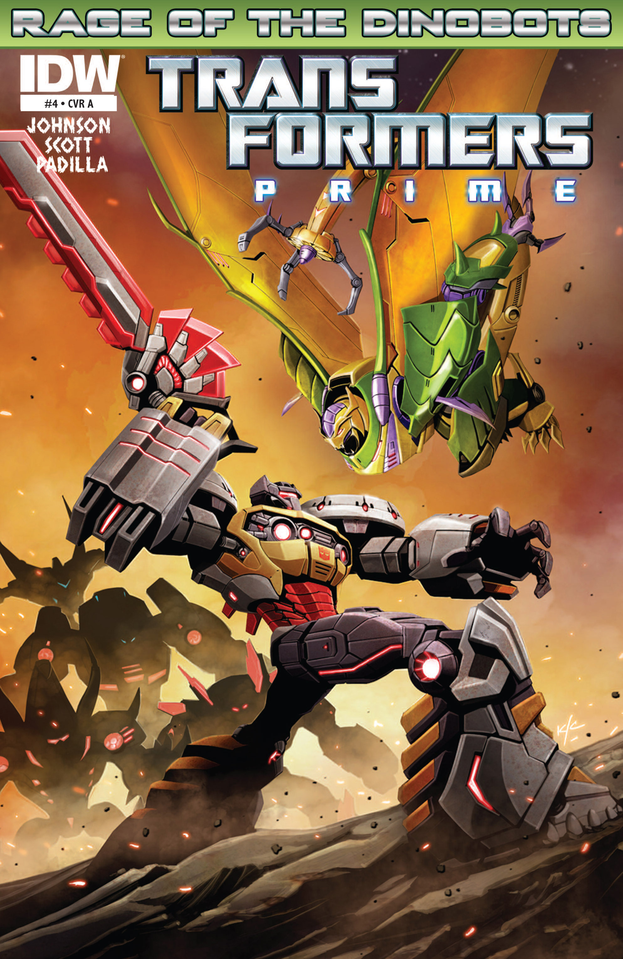 The Transformers Prime: Rage of the Dinobots Issue #4 Page 1