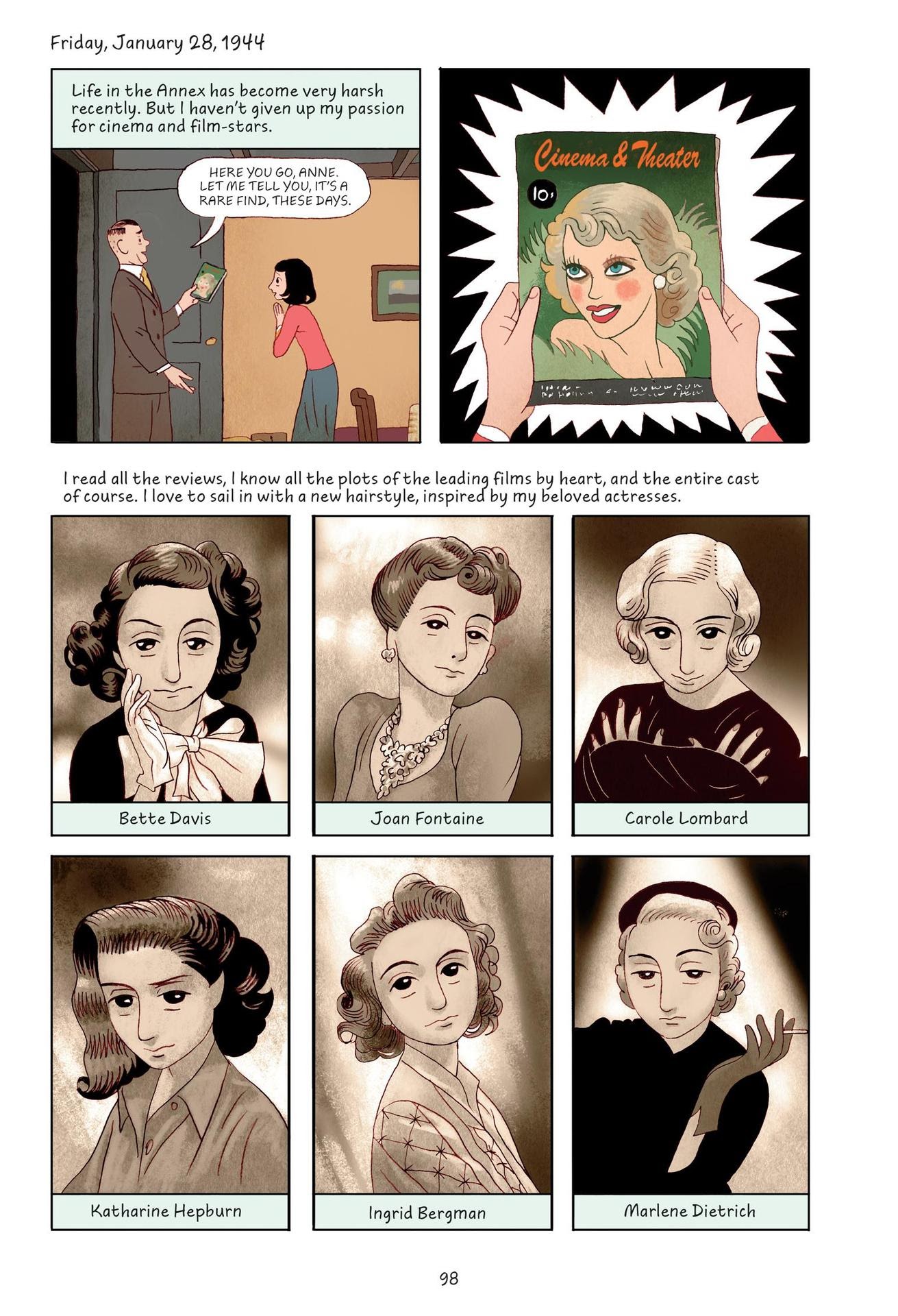 Read online Anne Frank’s Diary: The Graphic Adaptation comic -  Issue # TPB - 98