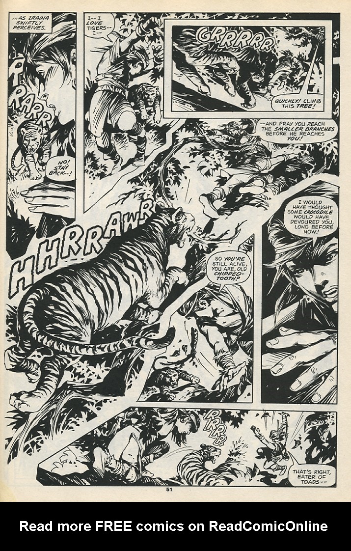 Read online The Savage Sword Of Conan comic -  Issue #192 - 53