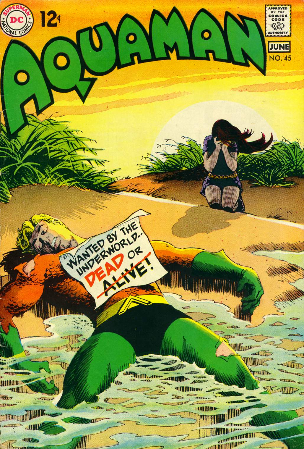 Read online Aquaman (1962) comic -  Issue #45 - 1