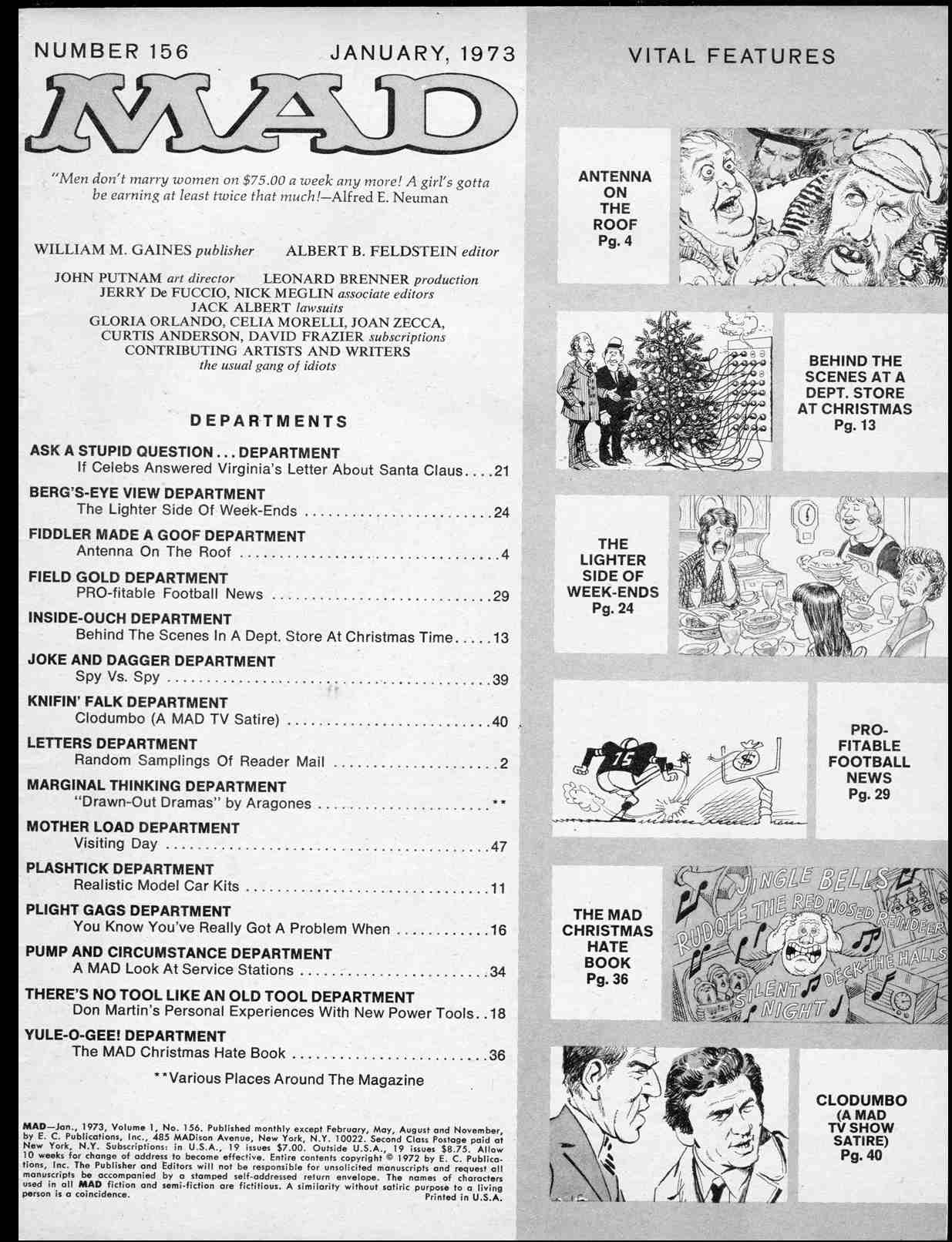 Read online MAD comic -  Issue #156 - 3