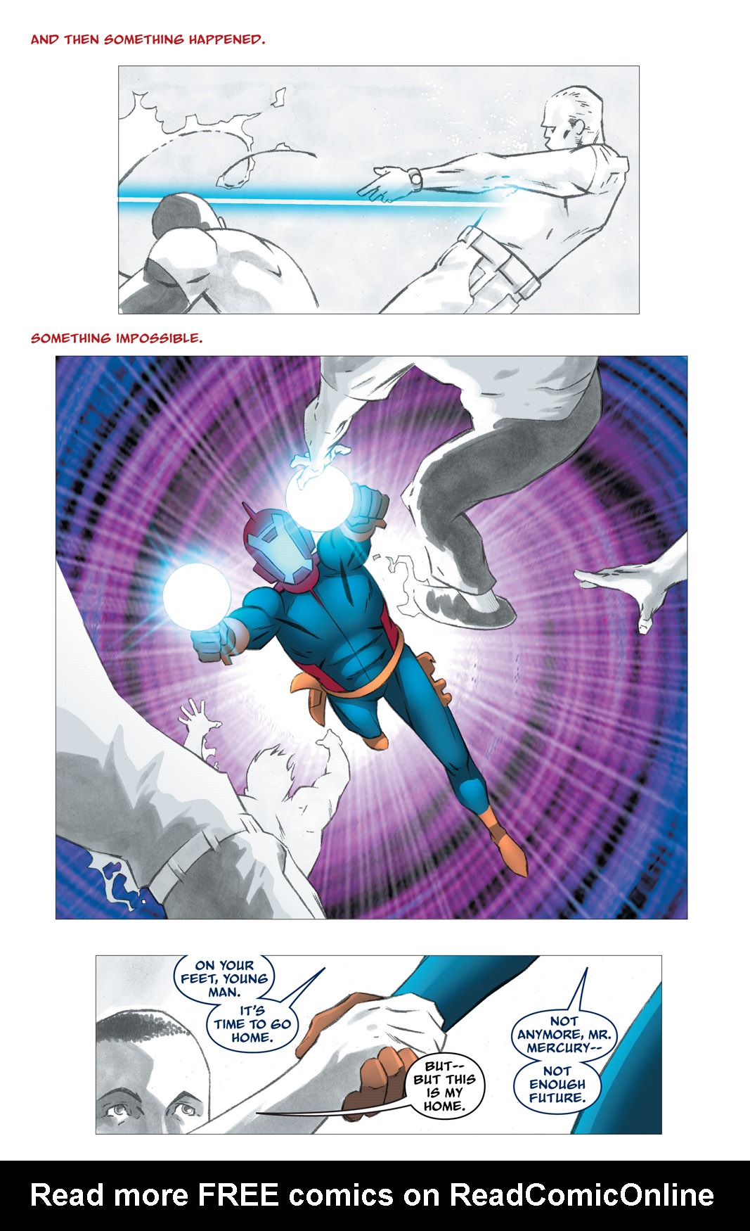 Read online The Many Adventures of Miranda Mercury: Time Runs Out comic -  Issue # TPB - 144