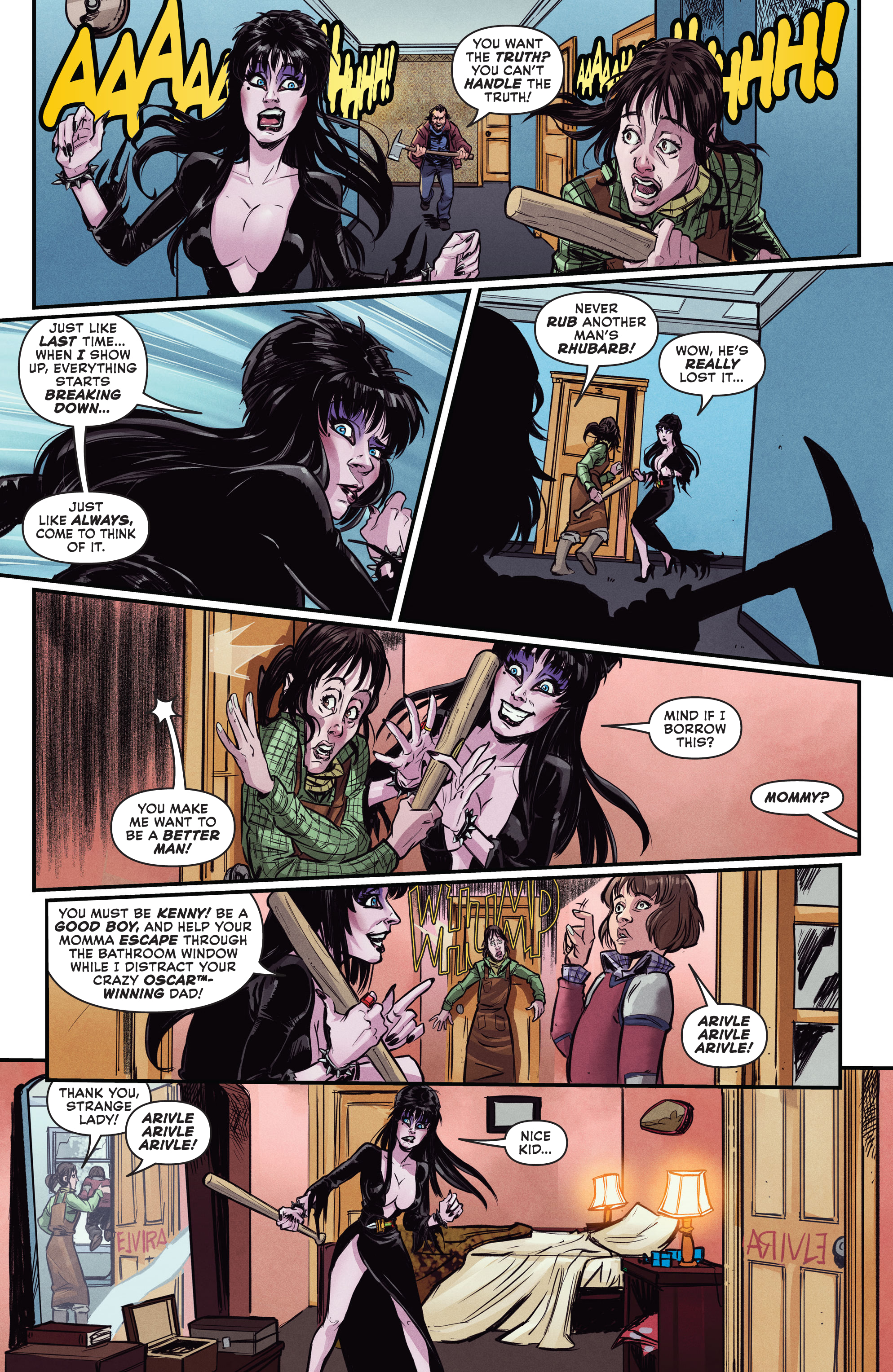 Read online Elvira in Horrorland comic -  Issue #2 - 16