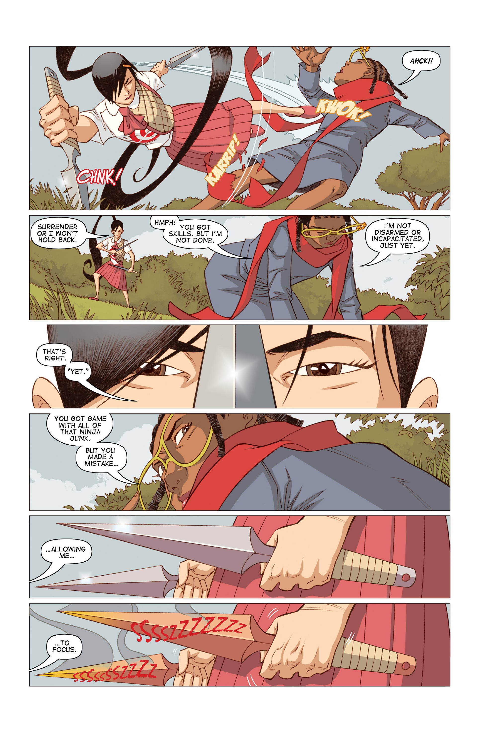 Read online Five Weapons comic -  Issue #10 - 15