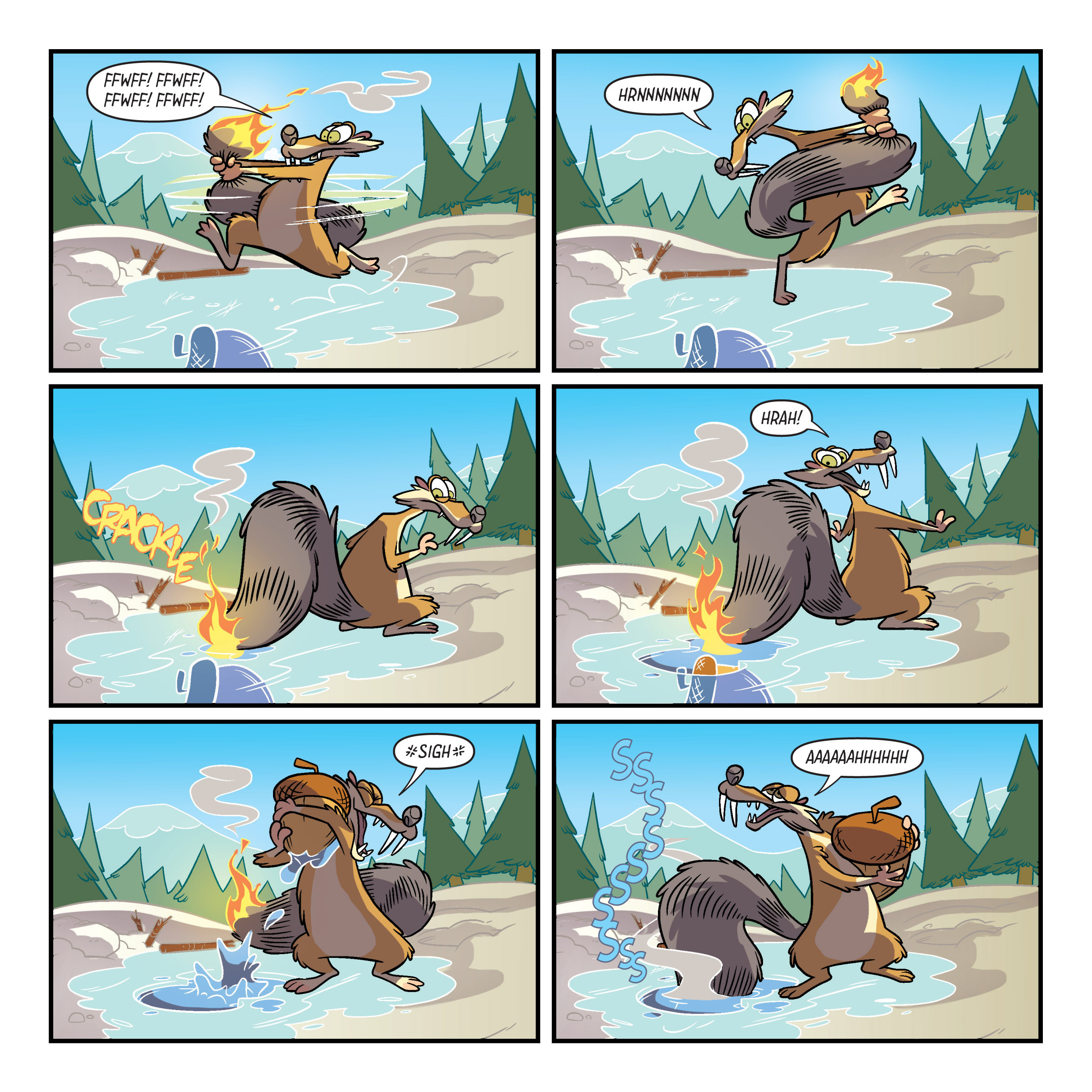 Read online Ice Age The Hidden Treasure comic Issue Full