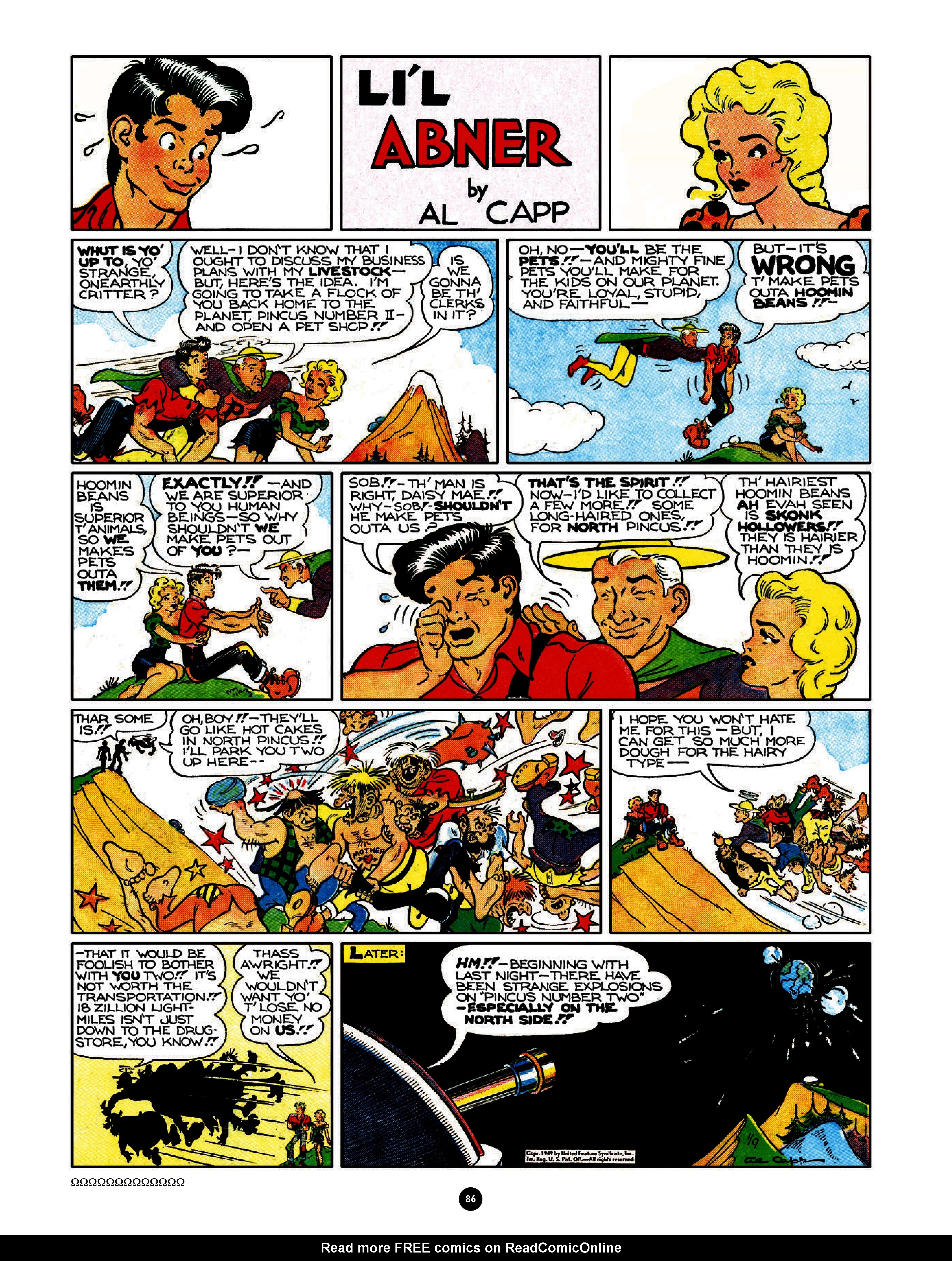 Read online Al Capp's Li'l Abner Complete Daily & Color Sunday Comics comic -  Issue # TPB 8 (Part 1) - 89