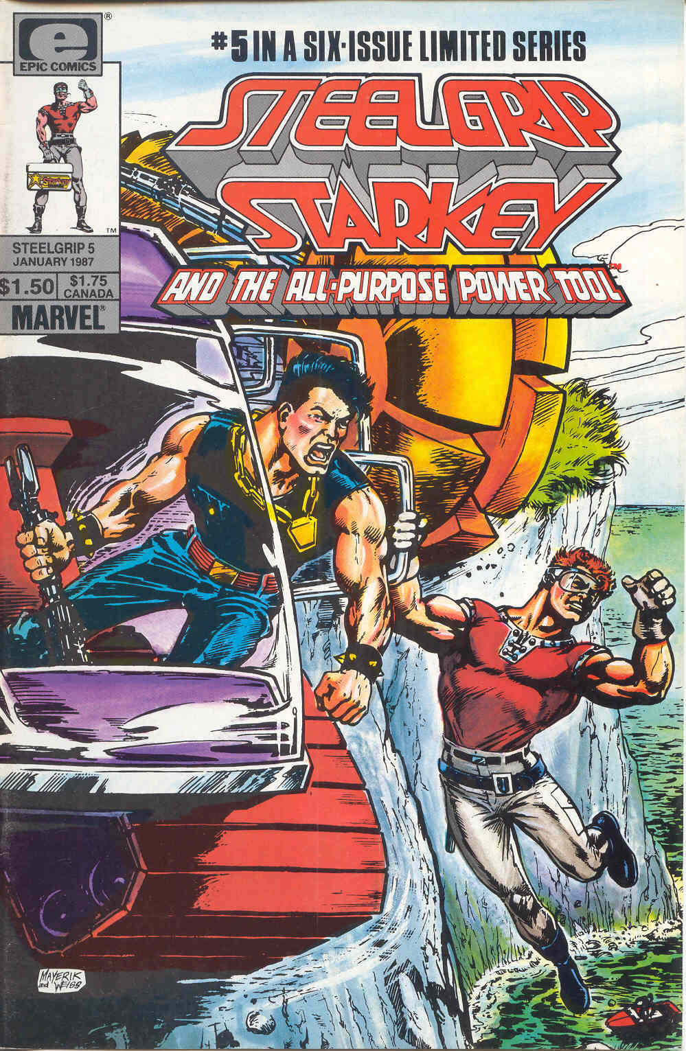 Read online Steelgrip Starkey comic -  Issue #5 - 1
