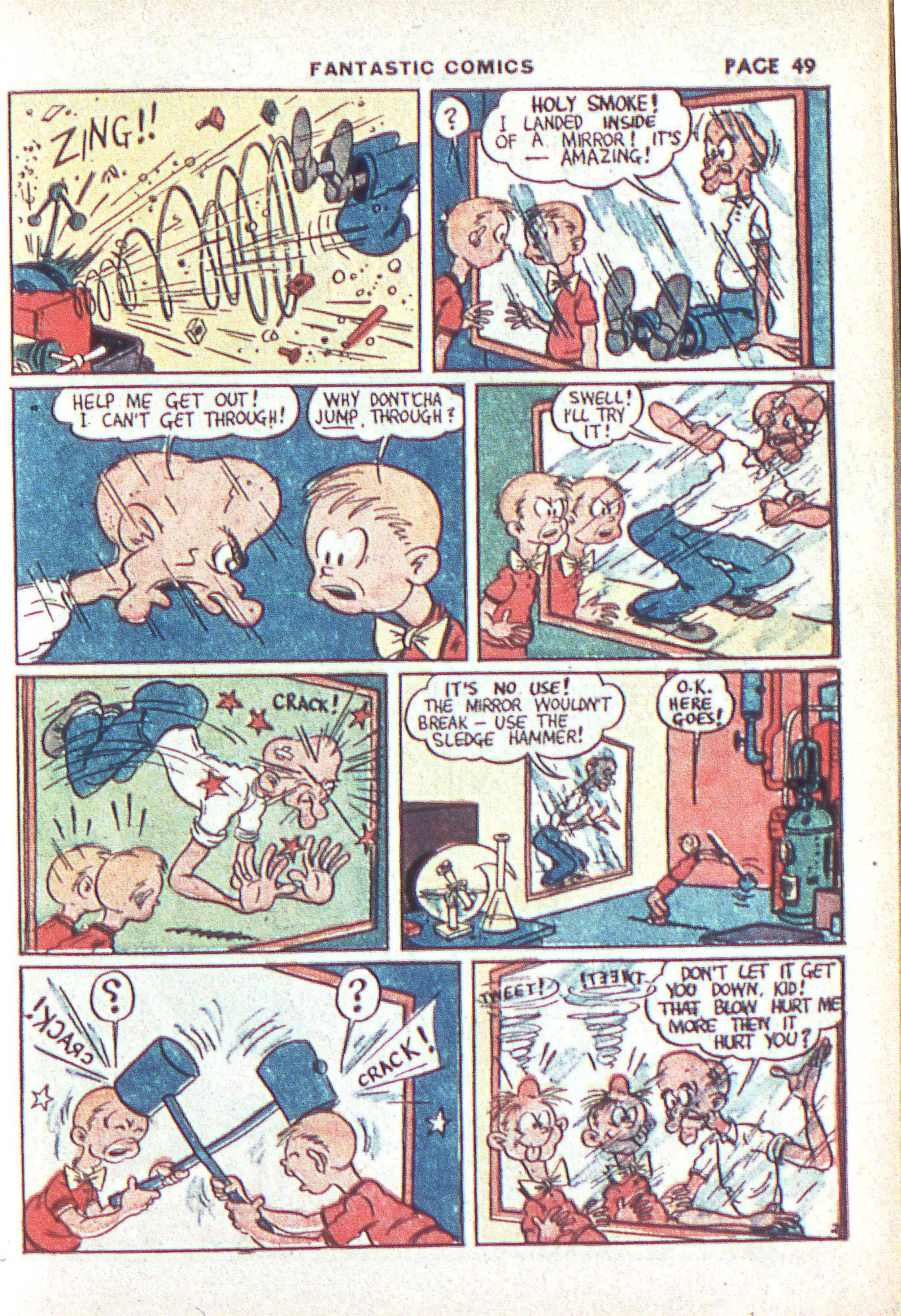 Read online Fantastic Comics comic -  Issue #3 - 51