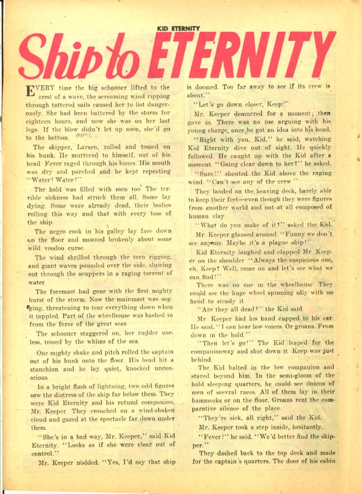 Read online Kid Eternity (1946) comic -  Issue #9 - 34