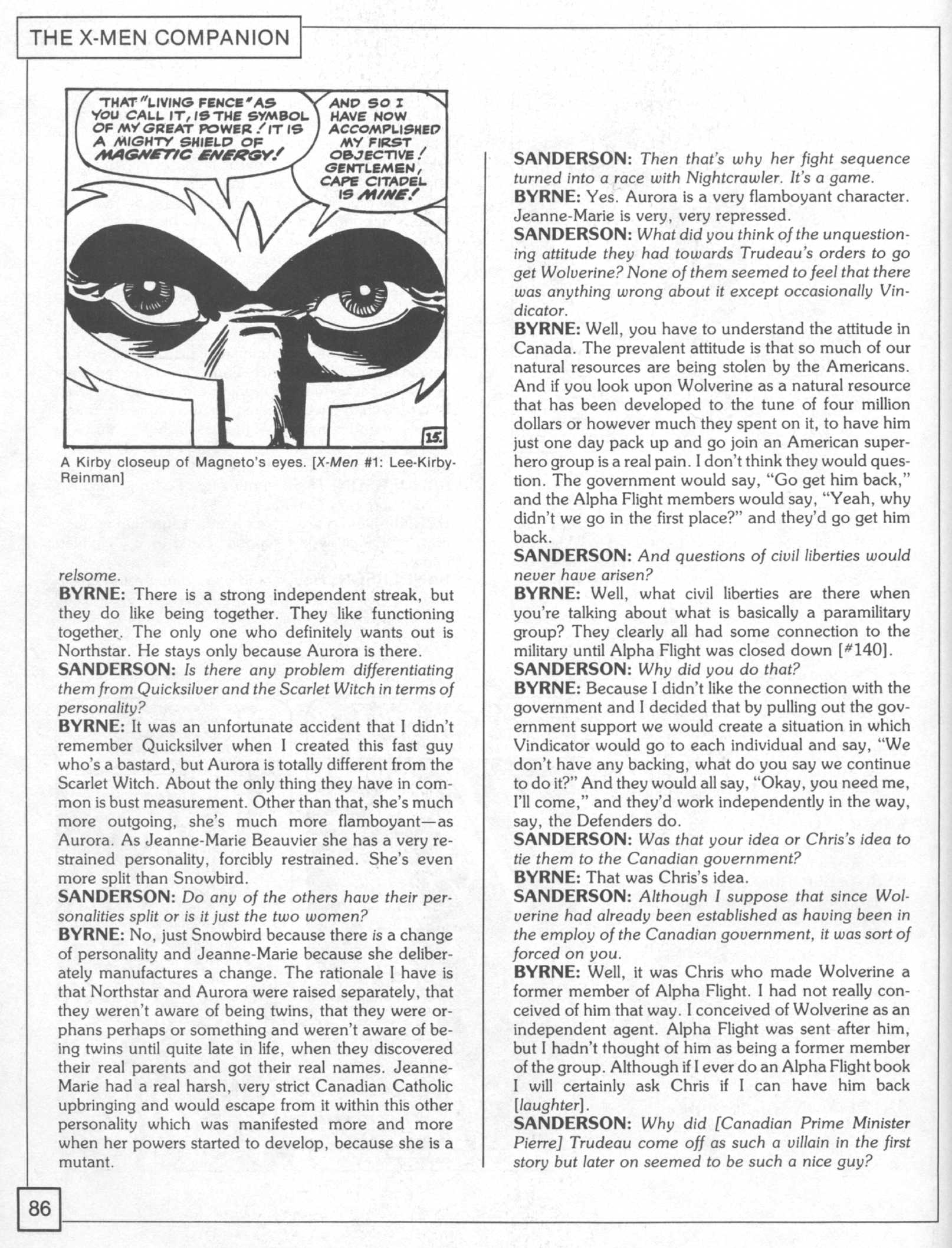 Read online The X-Men Companion comic -  Issue #2 - 86