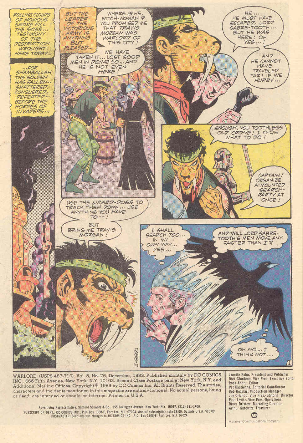 Read online Warlord (1976) comic -  Issue #76 - 2