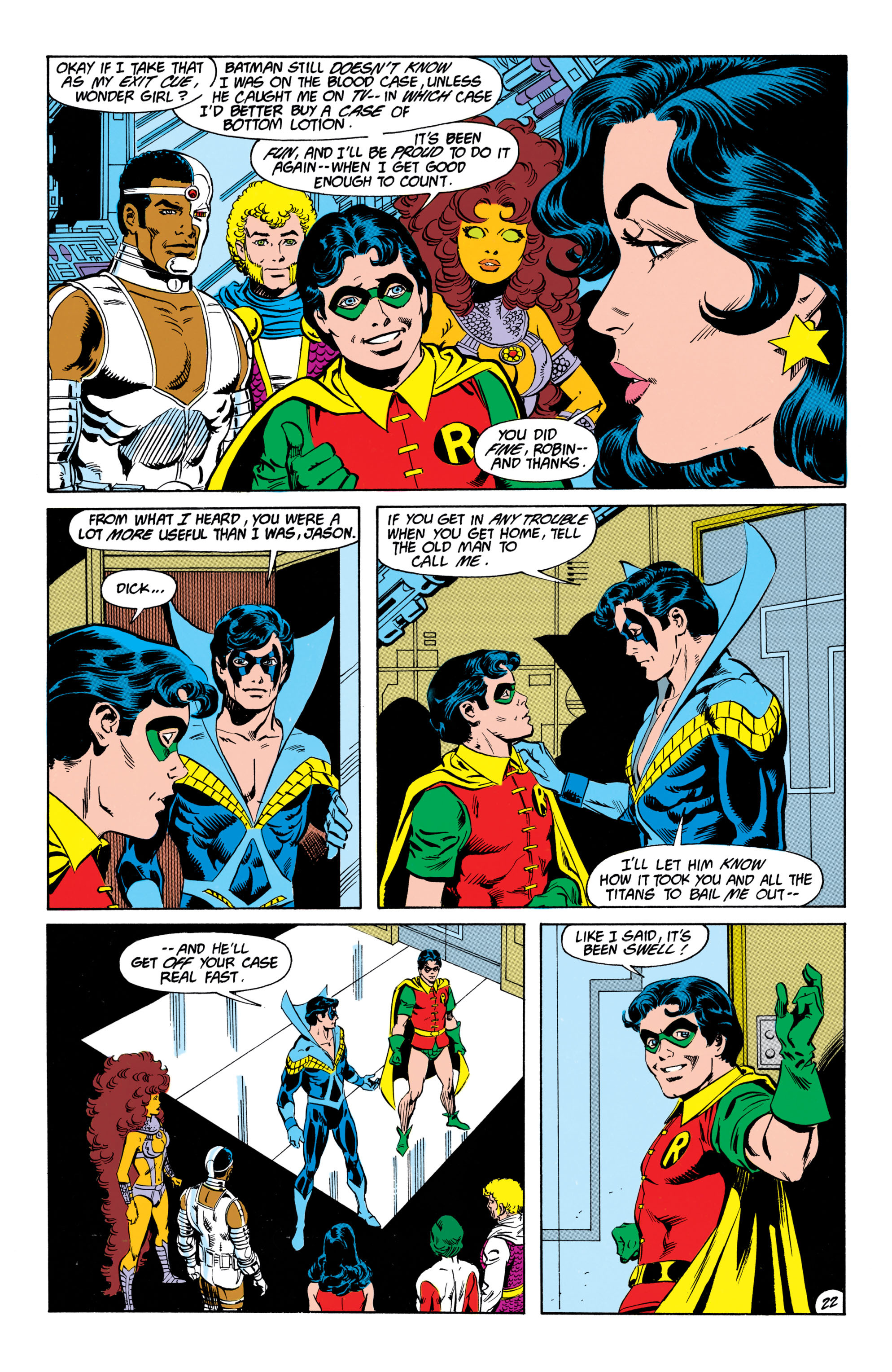 Read online The New Teen Titans (1984) comic -  Issue #31 - 23