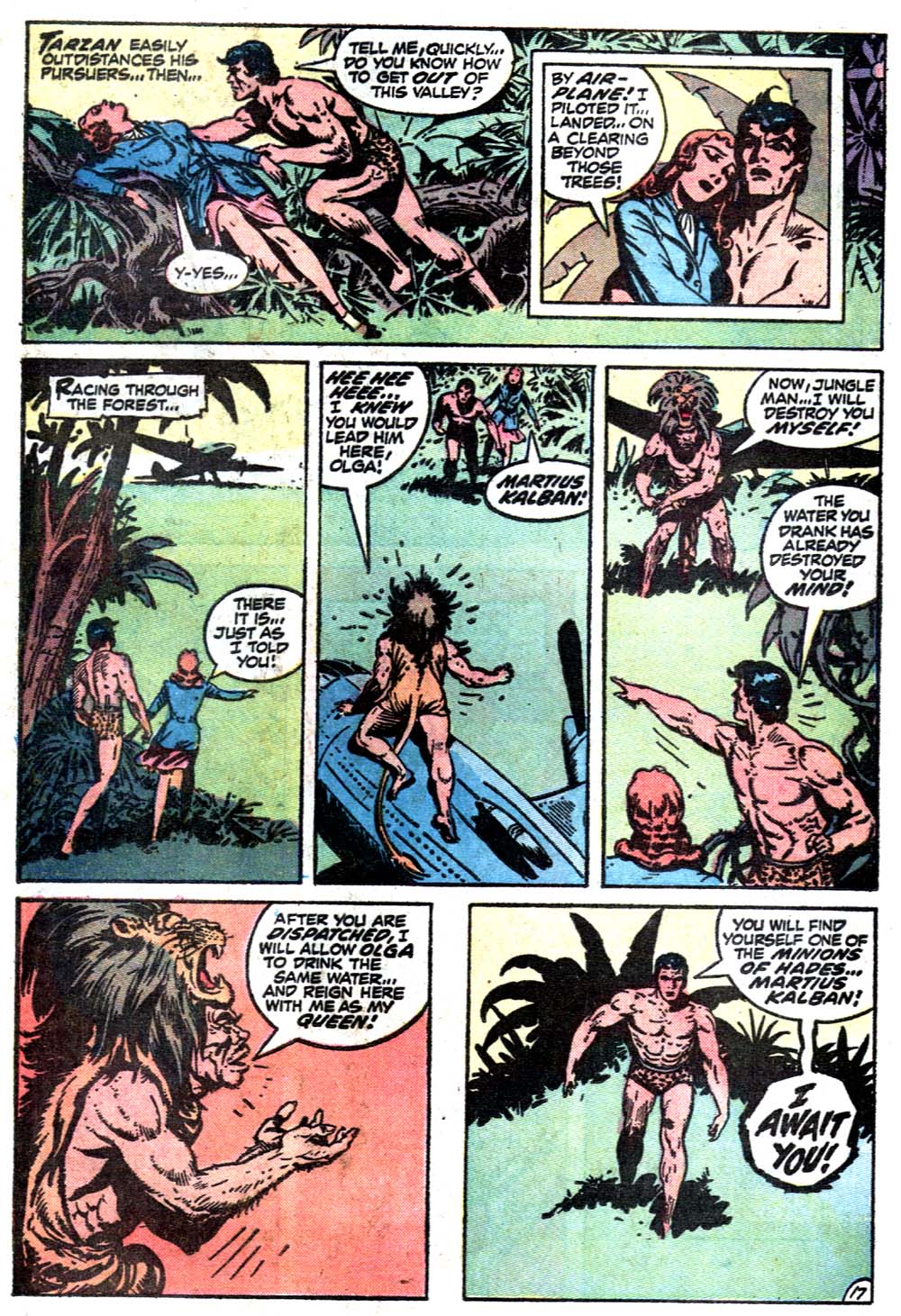 Read online Tarzan (1972) comic -  Issue #211 - 20