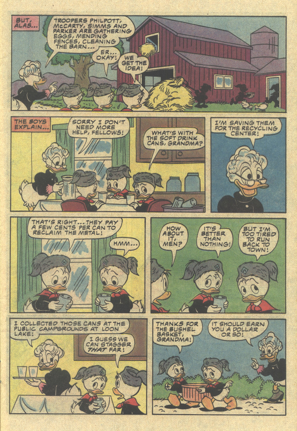 Read online Huey, Dewey, and Louie Junior Woodchucks comic -  Issue #68 - 5