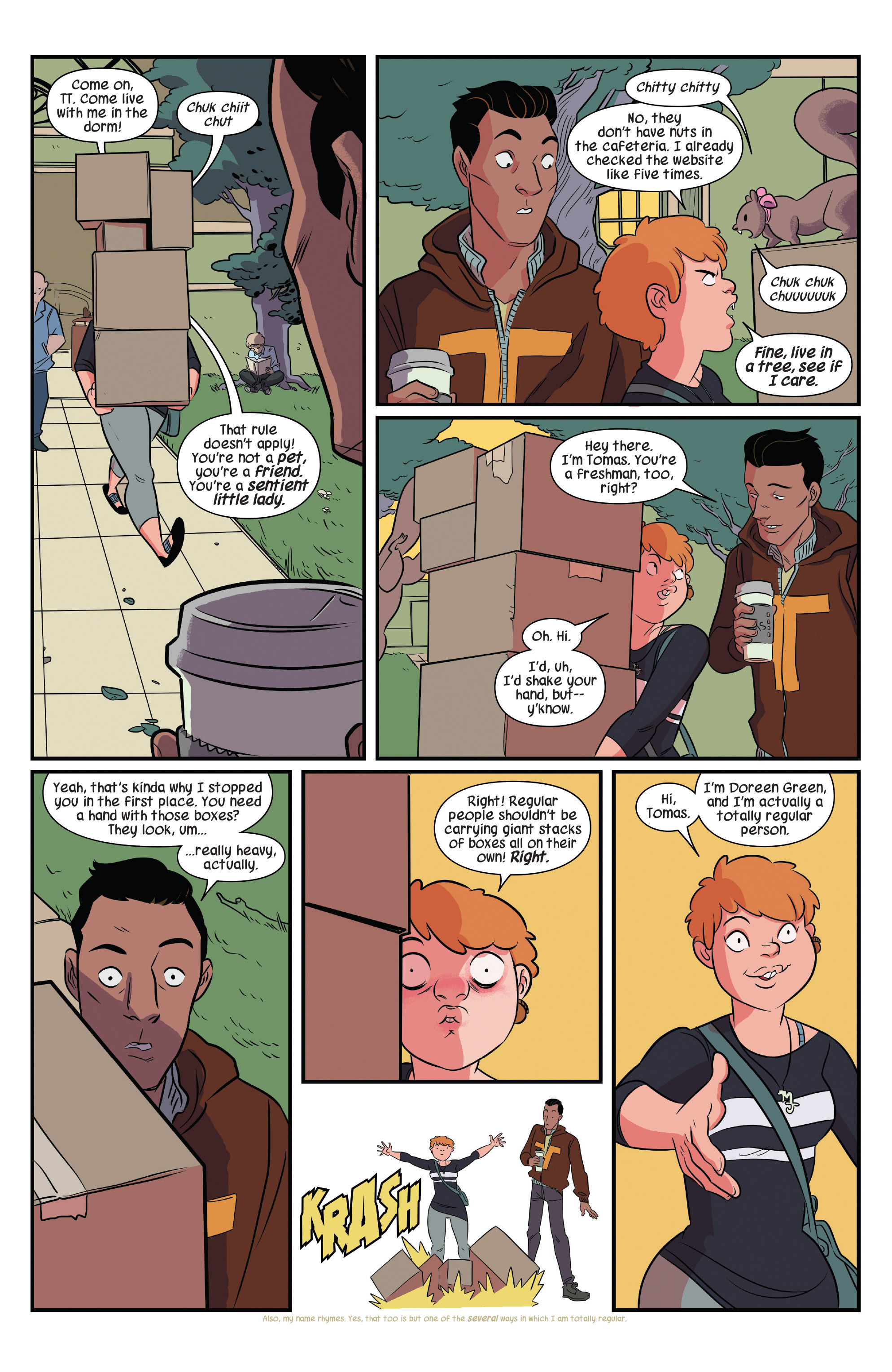 Read online The Unbeatable Squirrel Girl comic -  Issue #1 - 7