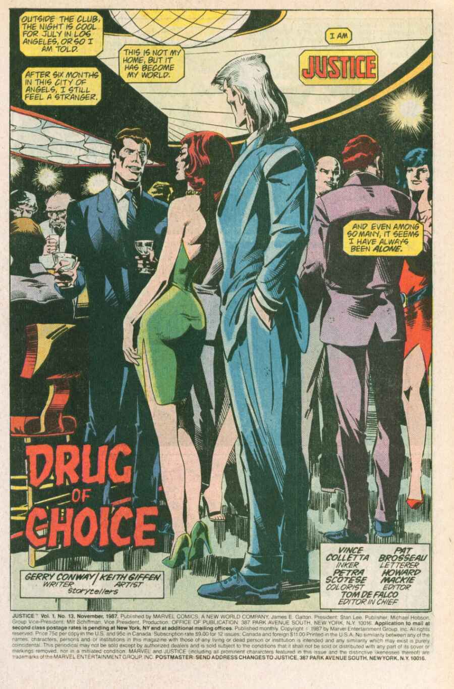 Read online Justice (1986) comic -  Issue #13 - 2