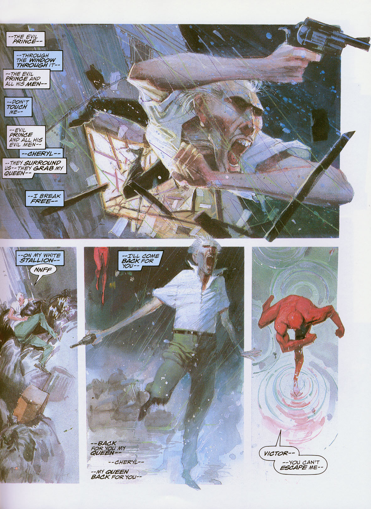Read online Marvel Graphic Novel comic -  Issue #24 - Daredevil - Love & War - 22
