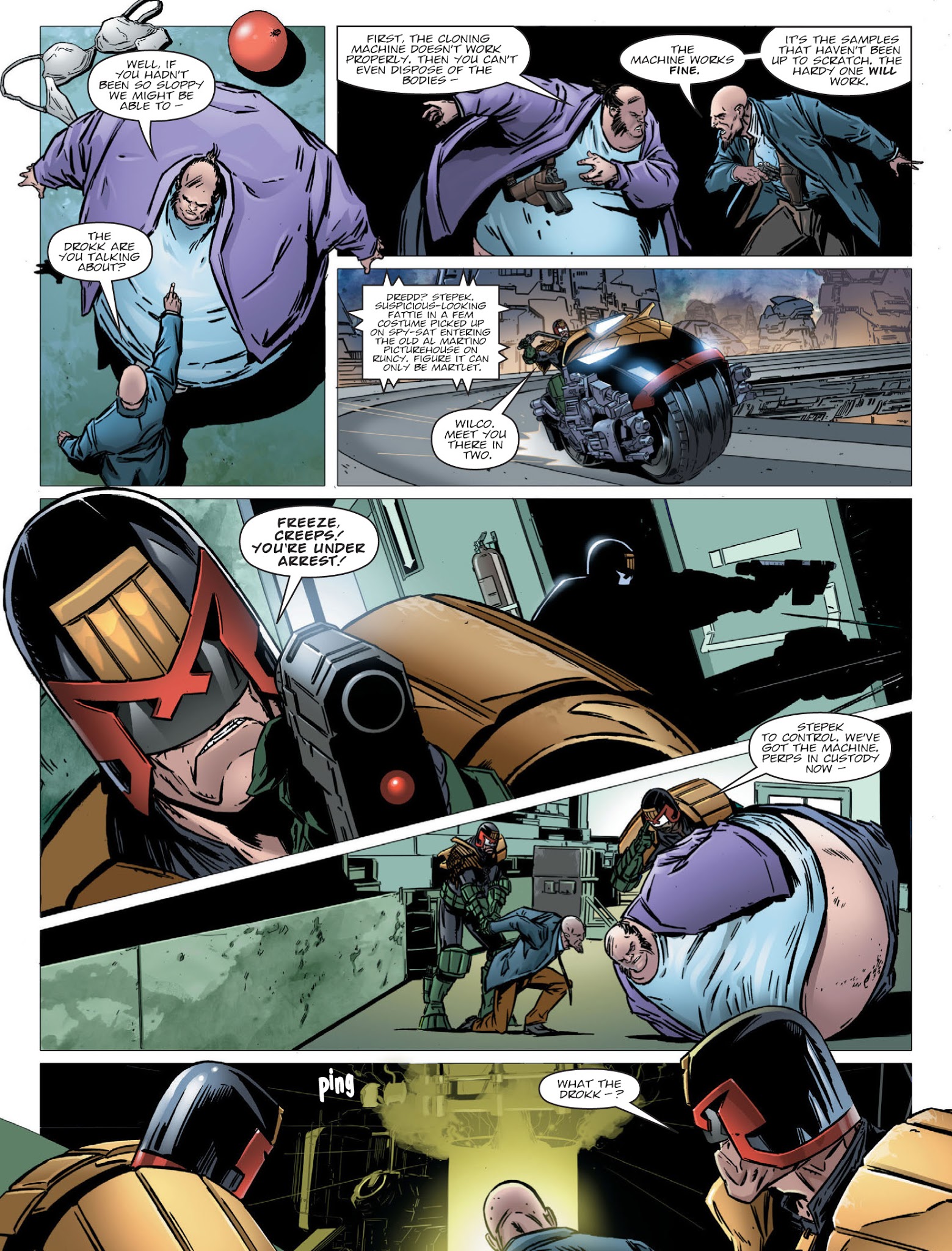 Read online 2000 AD comic -  Issue #2039 - 6