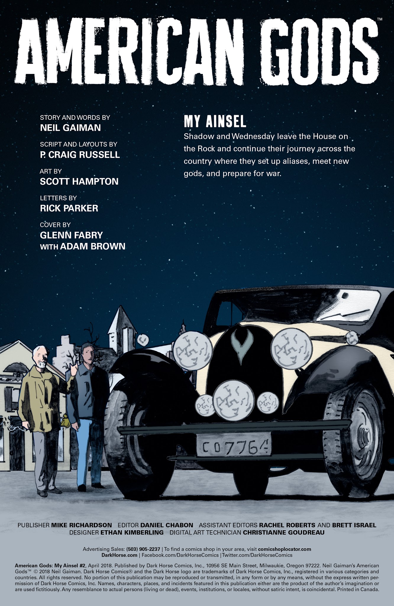 Read online American Gods: My Ainsel comic -  Issue #2 - 2