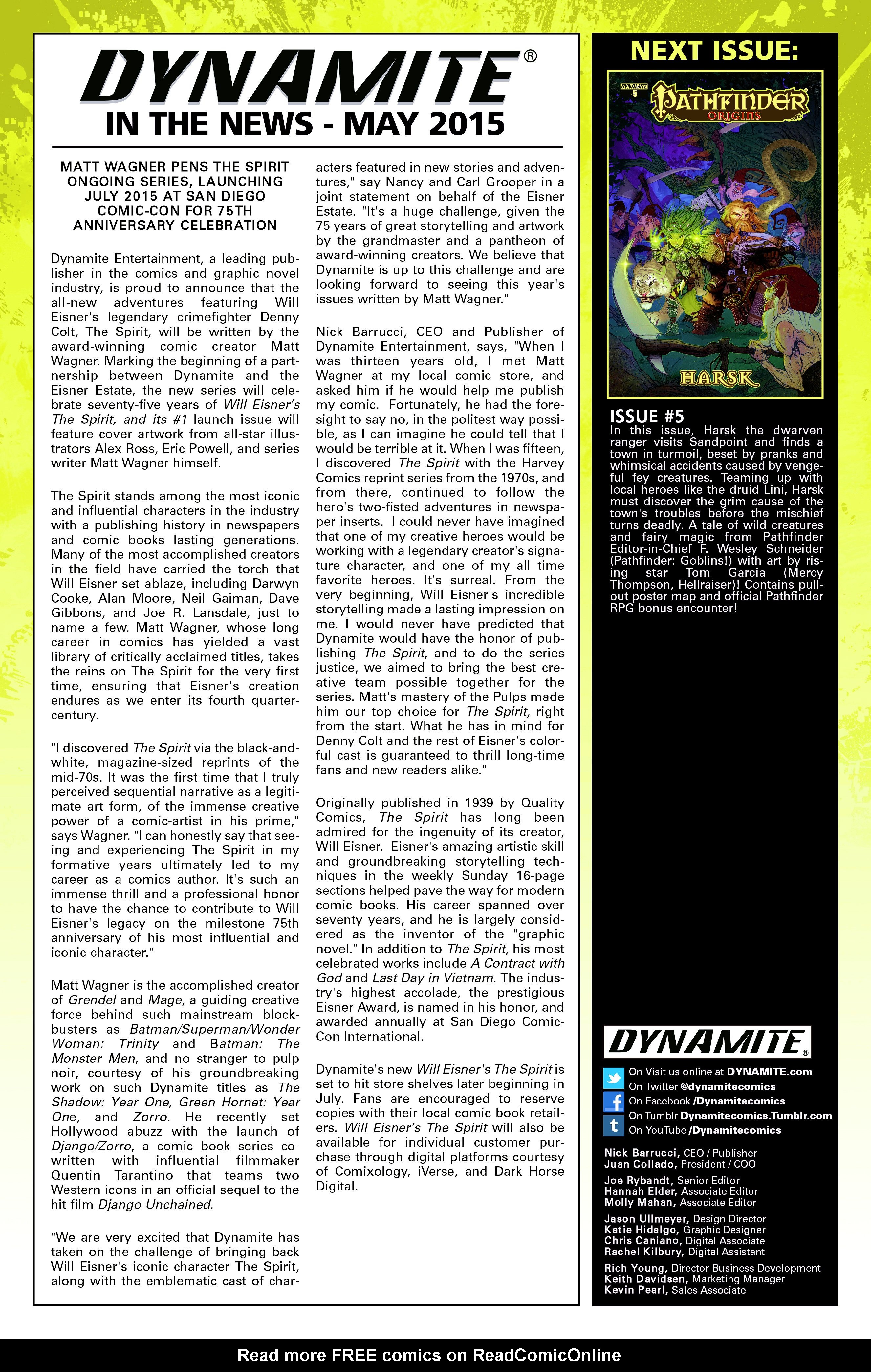 Read online Pathfinder: Origins comic -  Issue #4 - 25