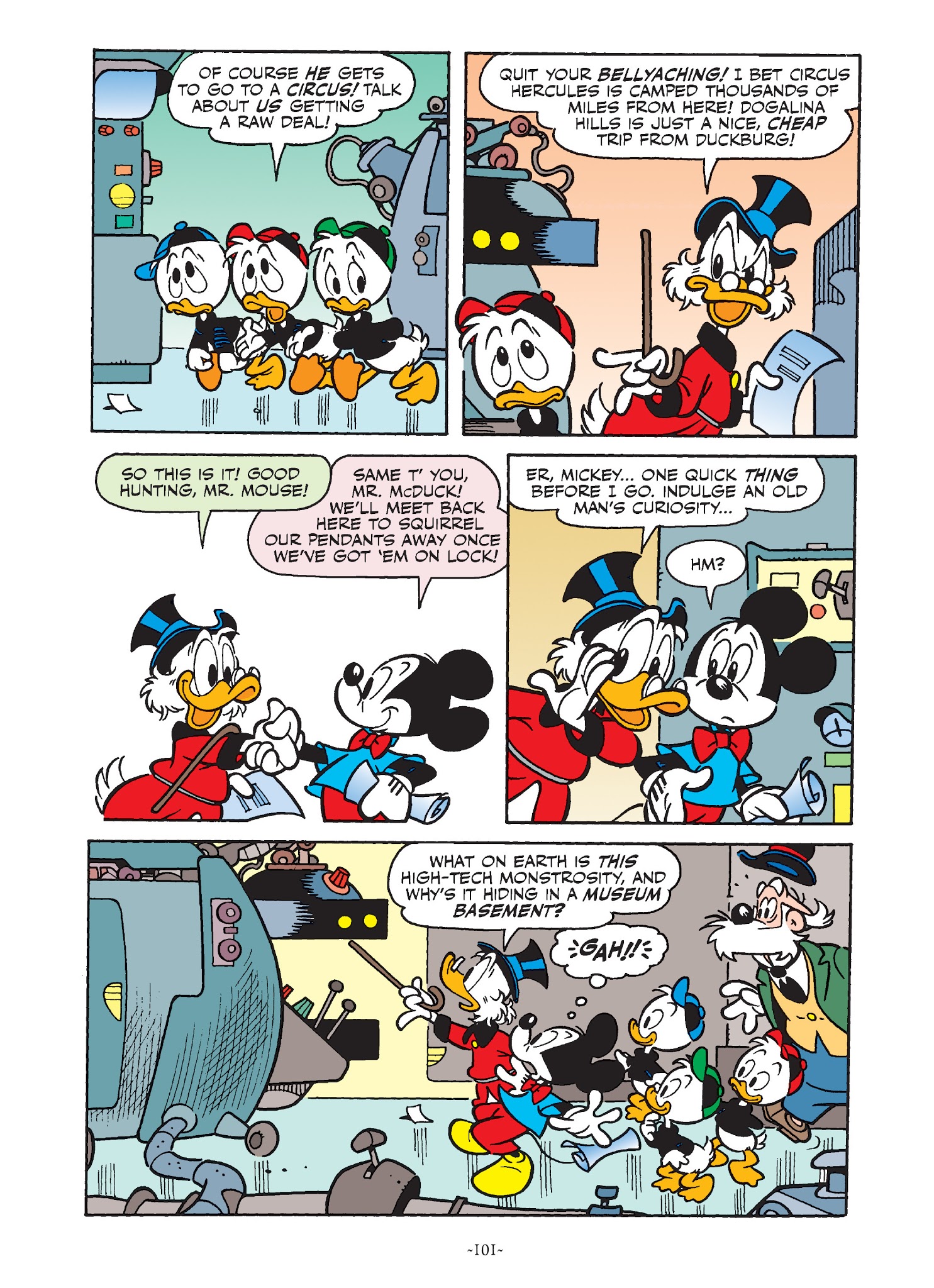 Read online Mickey and Donald: The Search For the Zodiac Stone comic -  Issue # TPB - 100