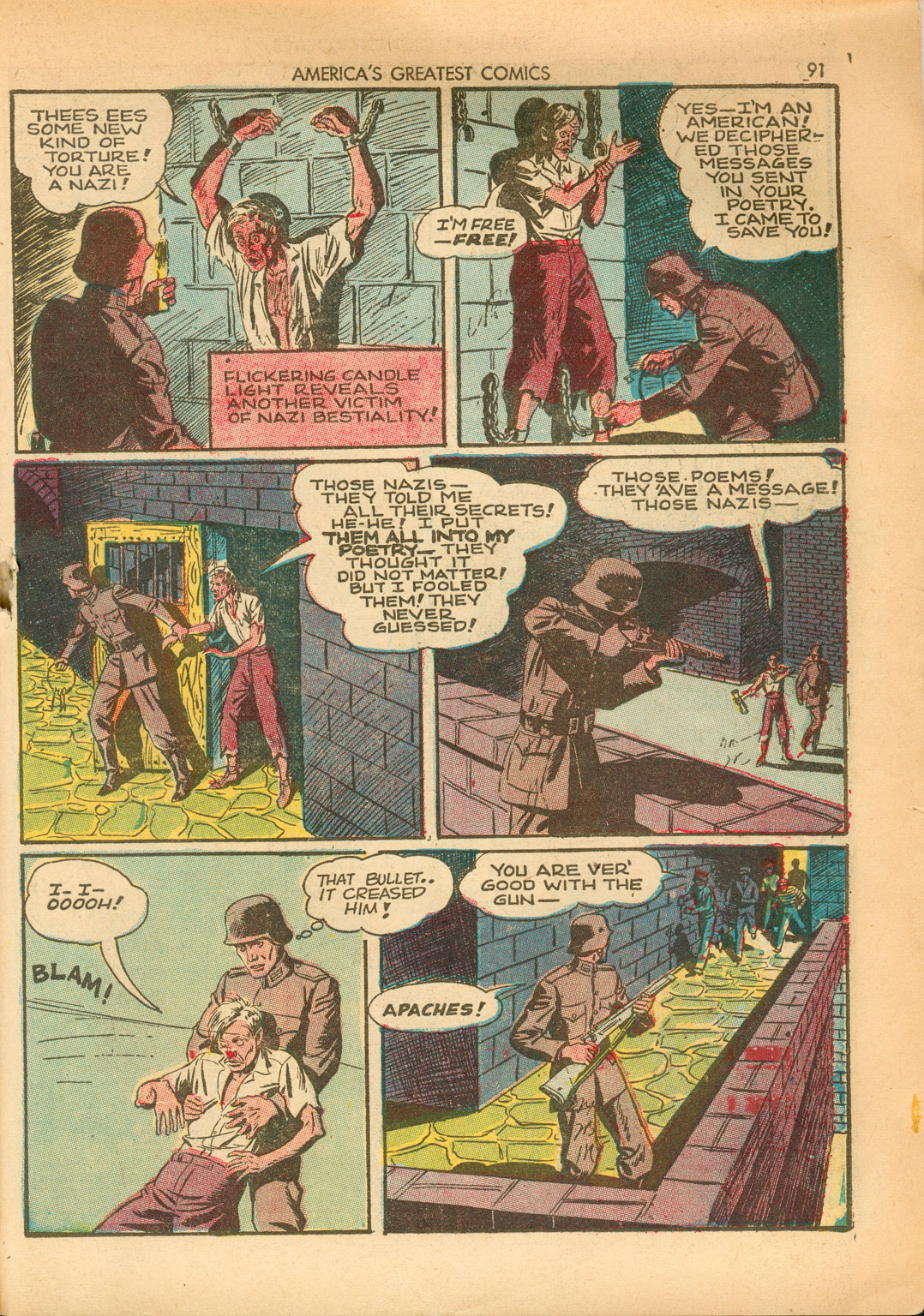 Read online America's Greatest Comics comic -  Issue #5 - 91