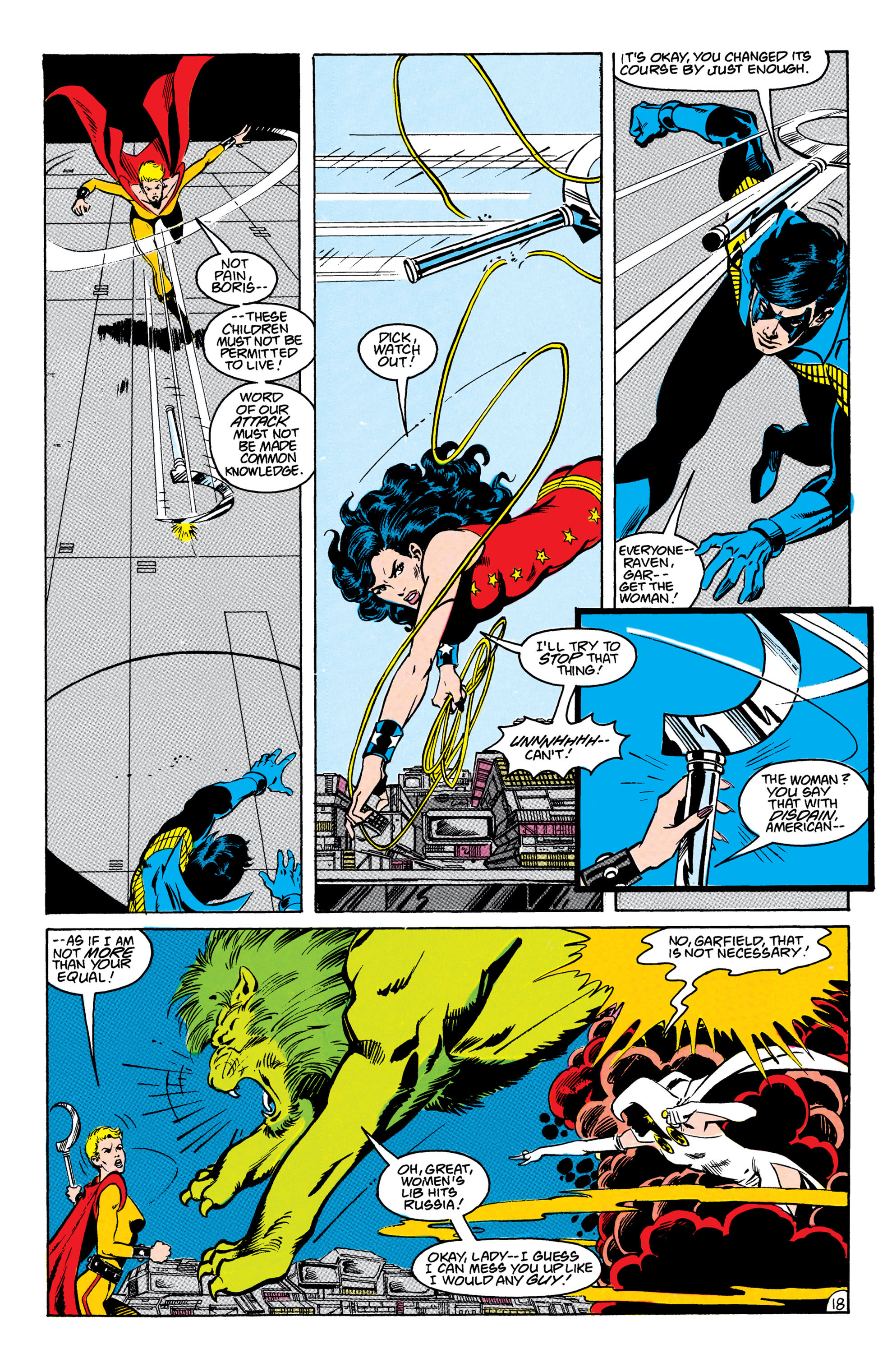 Read online The New Teen Titans (1984) comic -  Issue #48 - 19