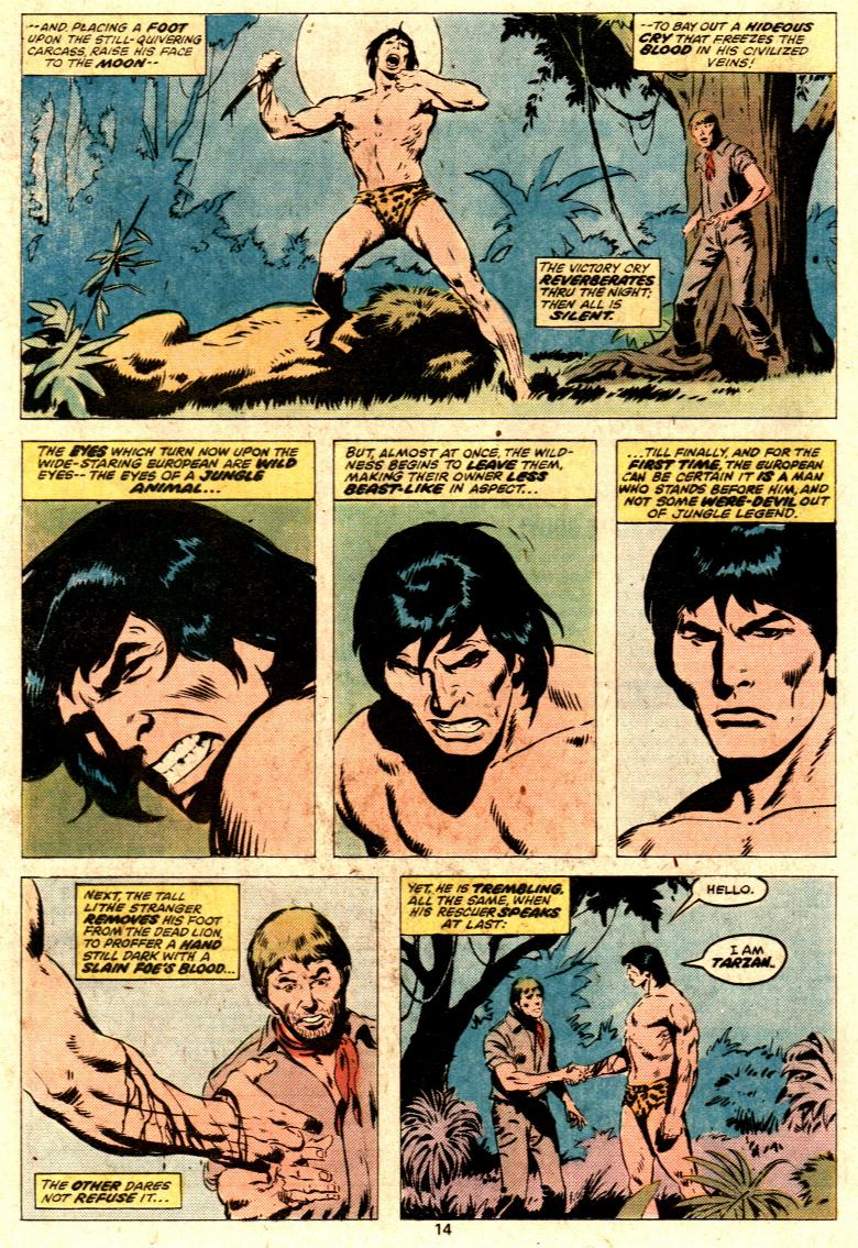 Read online Tarzan (1977) comic -  Issue #1 - 9